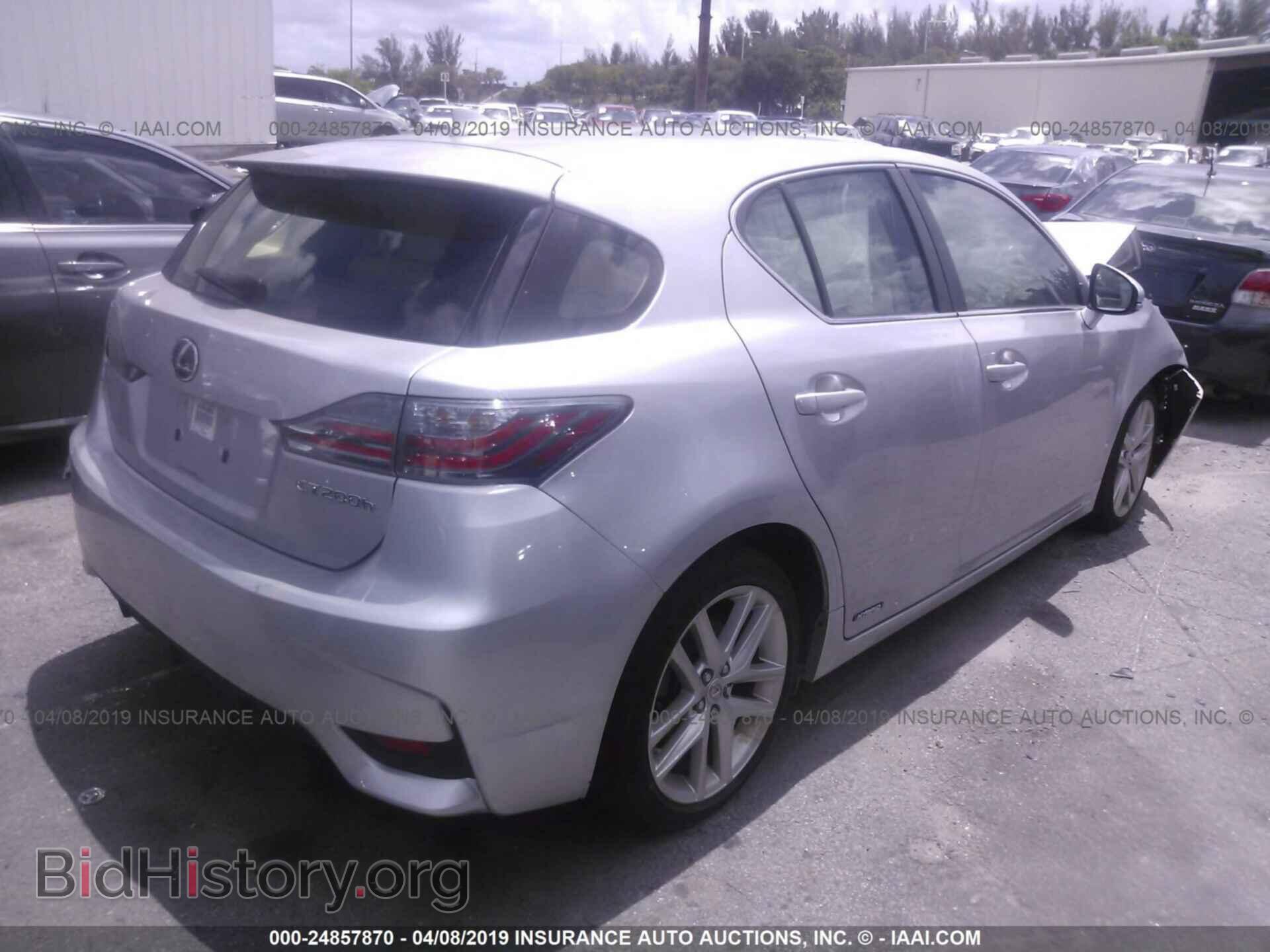 2016 LEXUS CT - VIN: JTHKD5BH9G2267695 - Фото 4