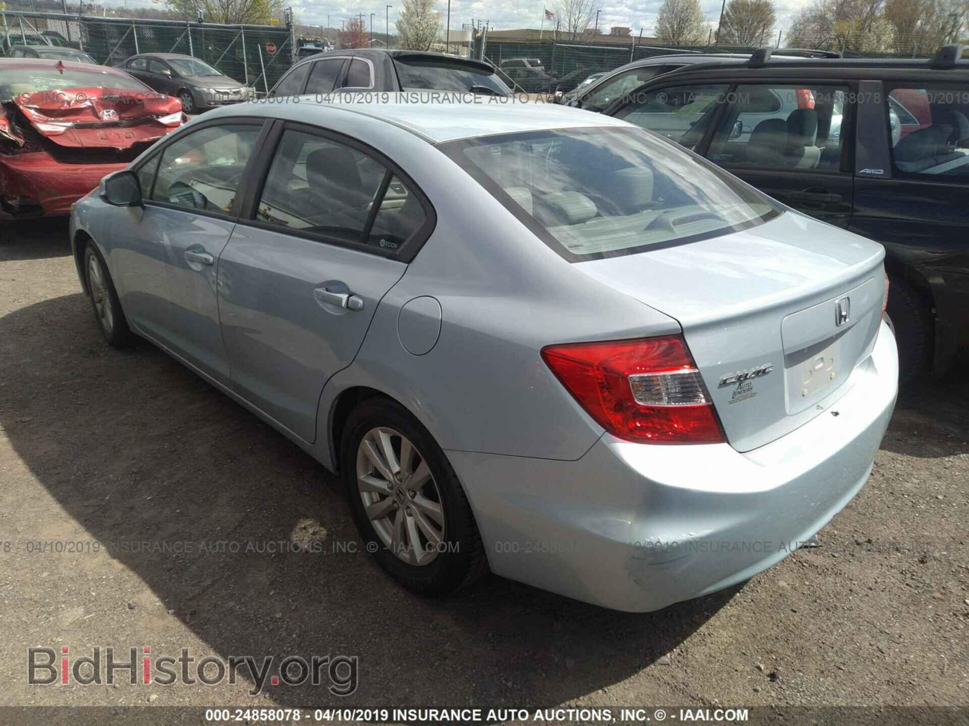 2012 HONDA CIVIC - VIN: 19XFB2F91CE313320 - Фото 3