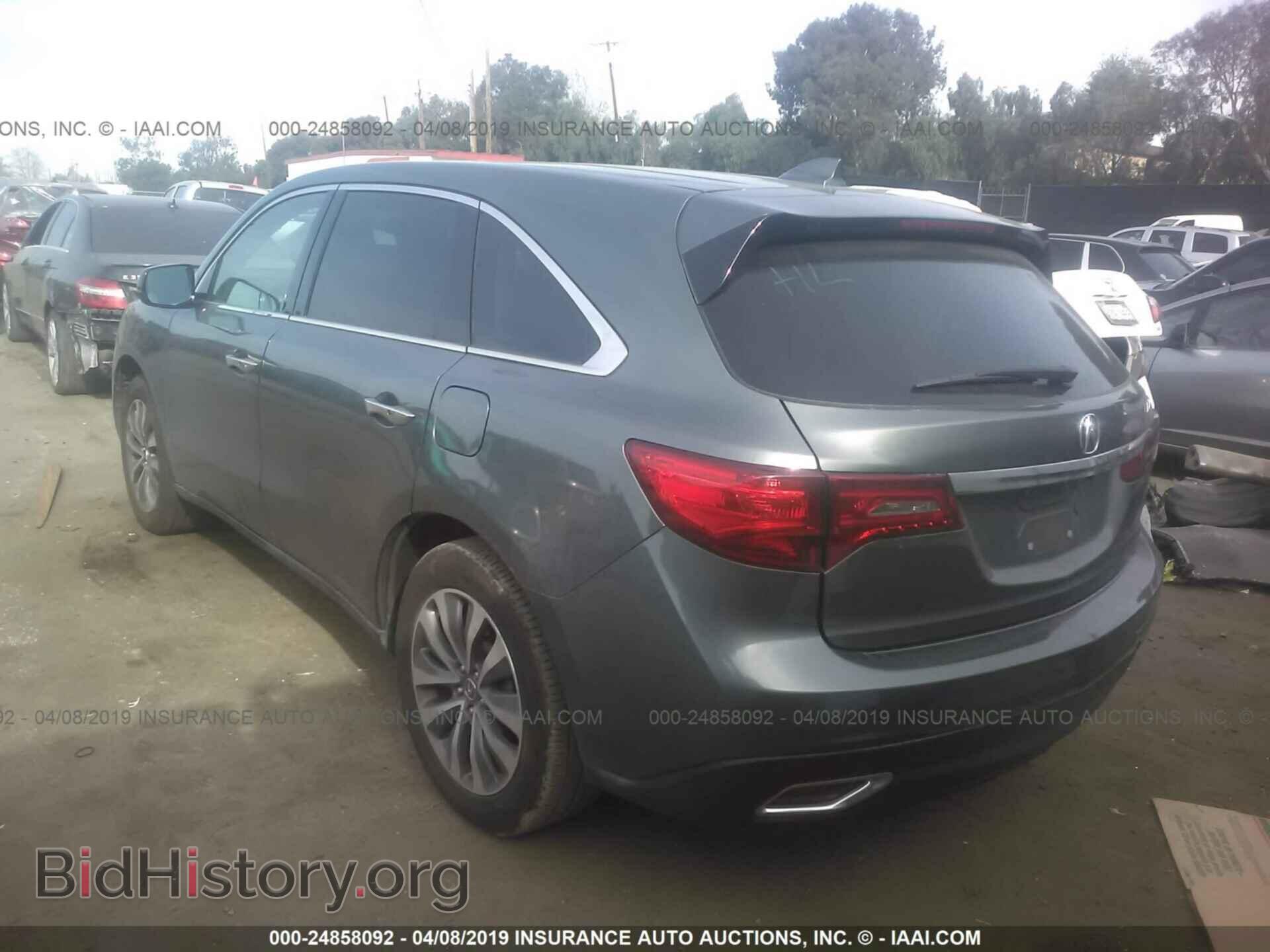 2014 ACURA MDX - VIN: 5FRYD3H65EB011956 - Photo 3