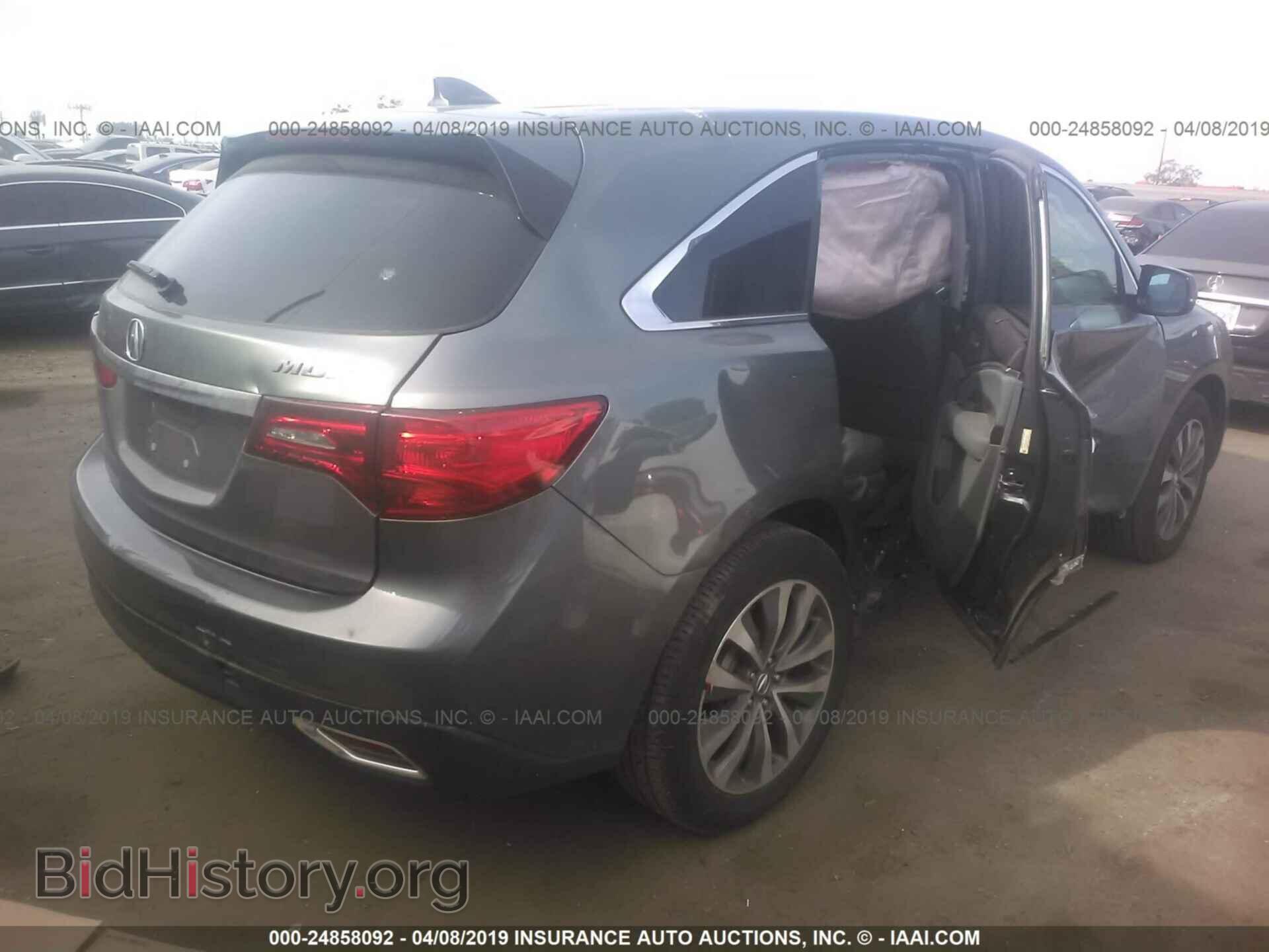 2014 ACURA MDX - VIN: 5FRYD3H65EB011956 - Photo 4