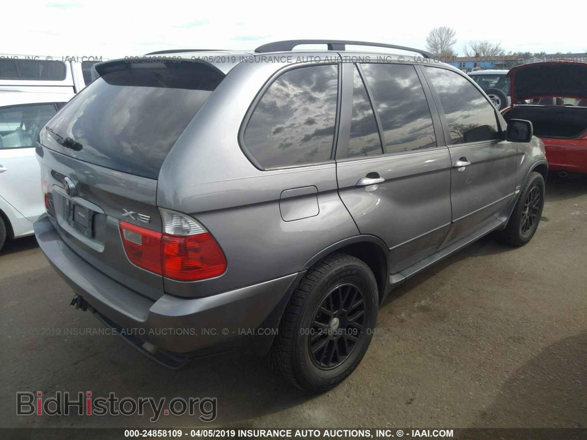 2005 BMW X5 - VIN: 5UXFA13535LY07573 - Фото 4
