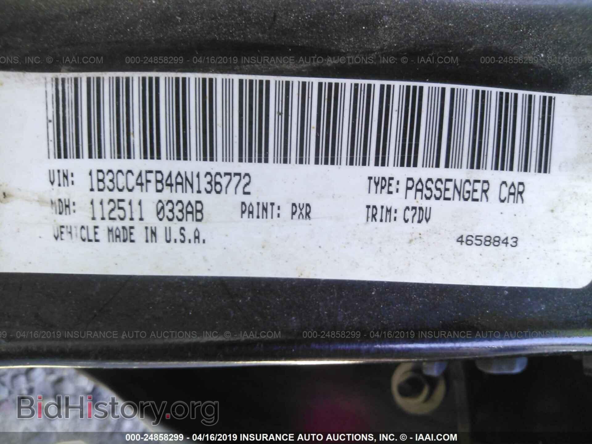 2010 DODGE AVENGER - VIN: 1B3CC4FB4AN136772 - Фото 9