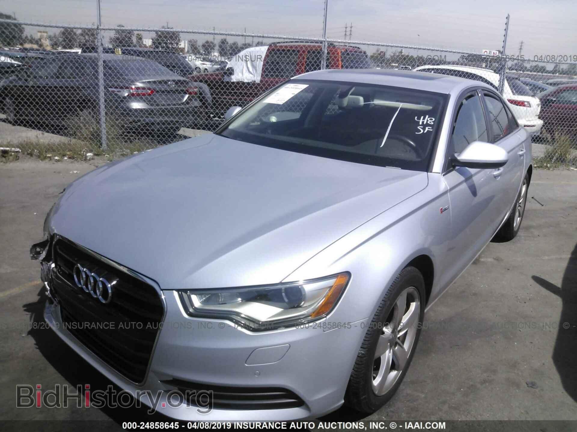 2012 AUDI A6 - VIN: WAUGGAFC3CN035833 - Photo 2