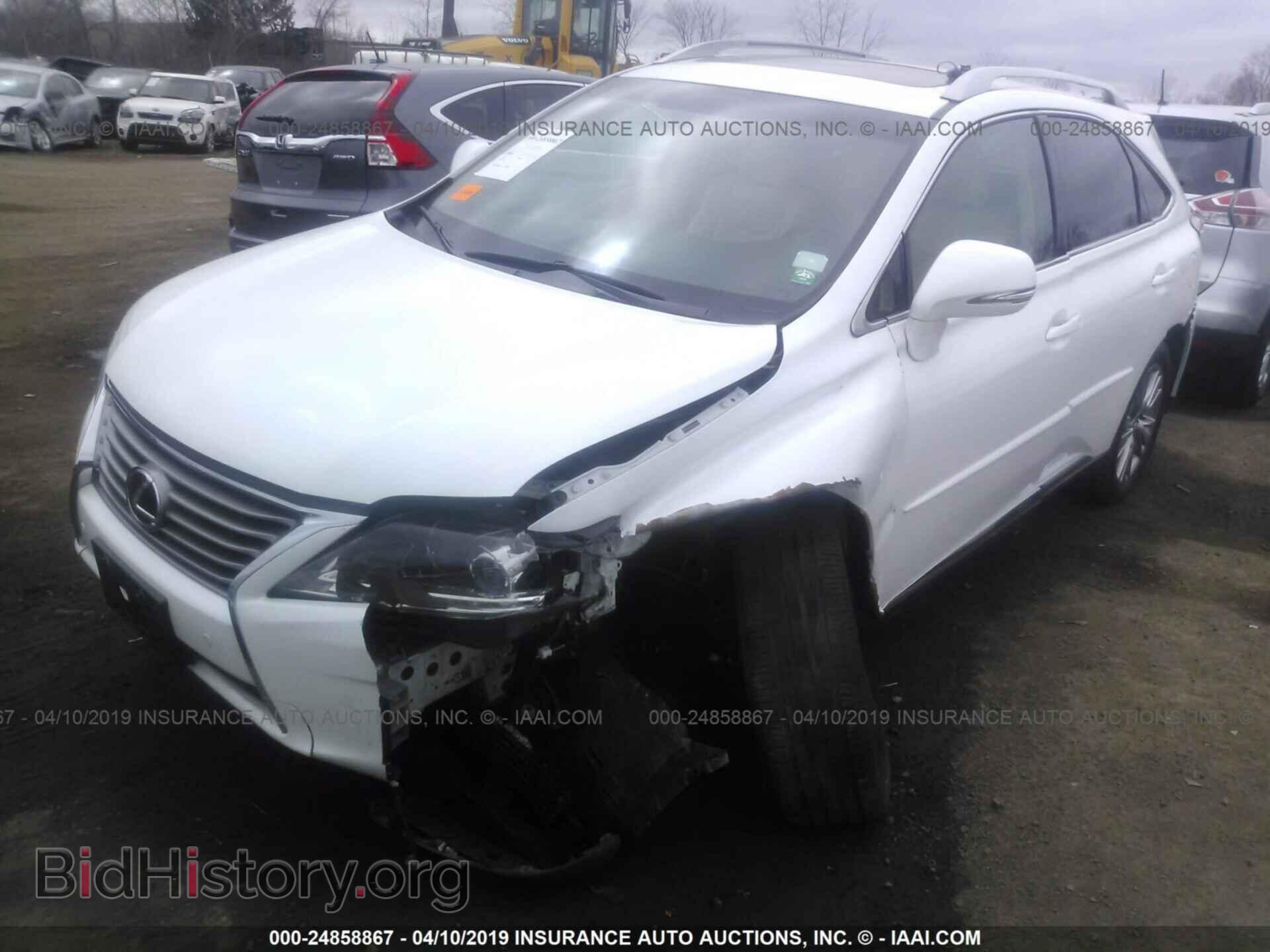 2014 LEXUS RX - VIN: 2T2BK1BA8EC250254 - Photo 2