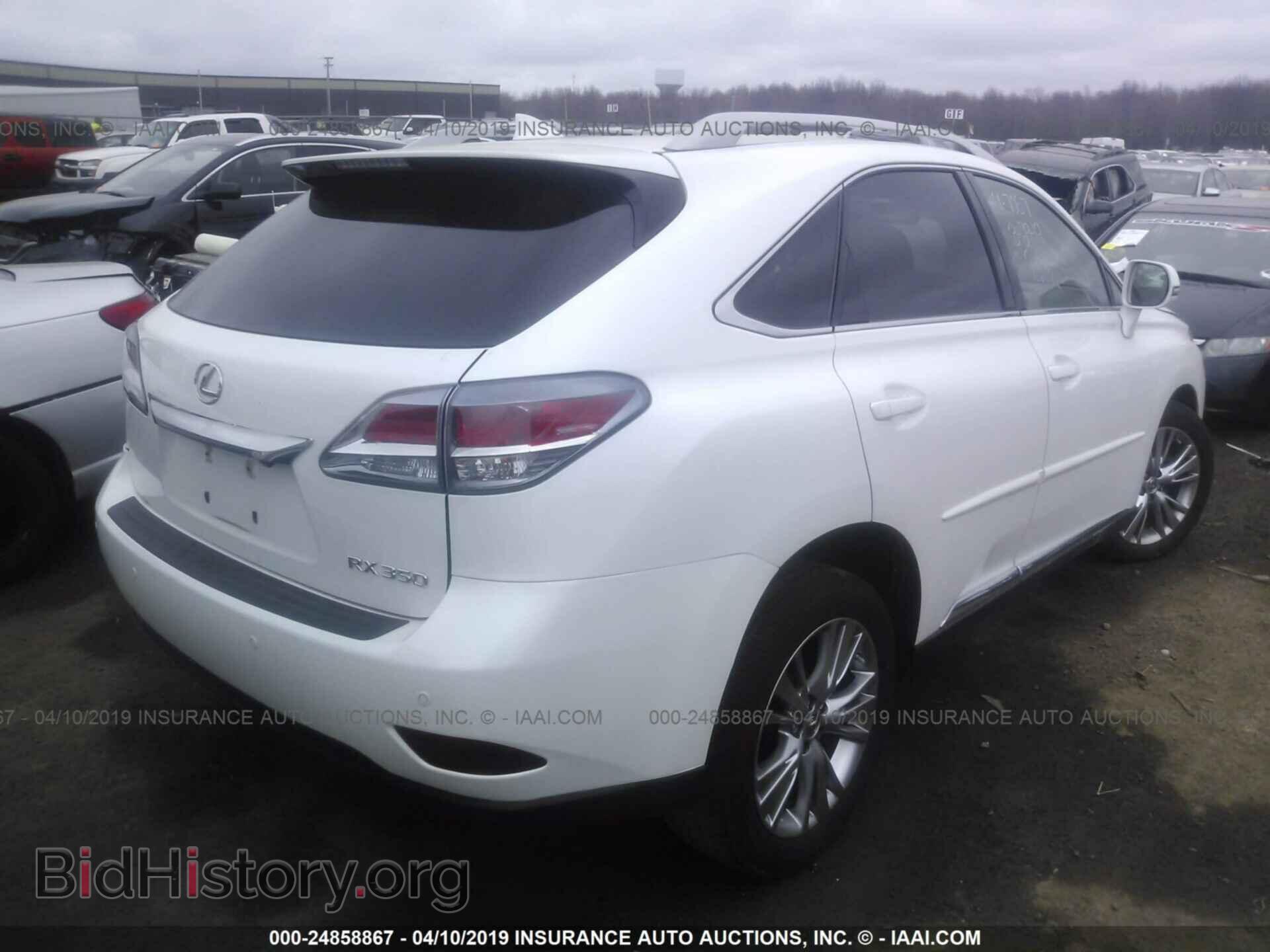 2014 LEXUS RX - VIN: 2T2BK1BA8EC250254 - Photo 4