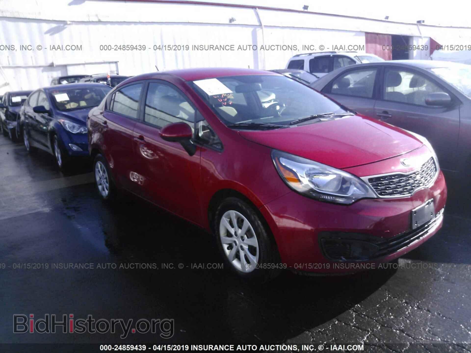 Photo KNADM4A36D6291416 - KIA RIO 2013