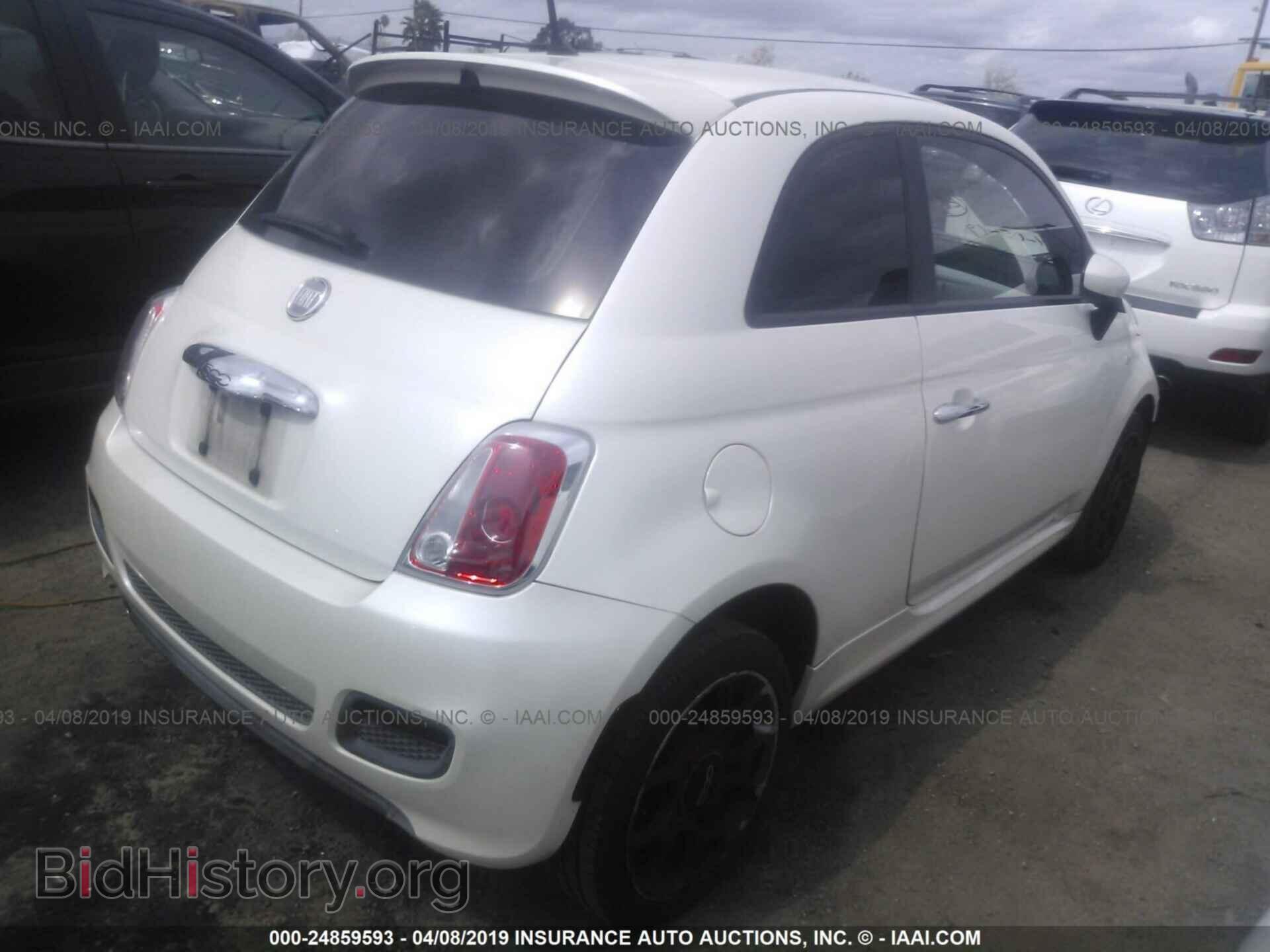 2012 FIAT 500 - VIN: 3C3CFFBR1CT116782 - Фото 4