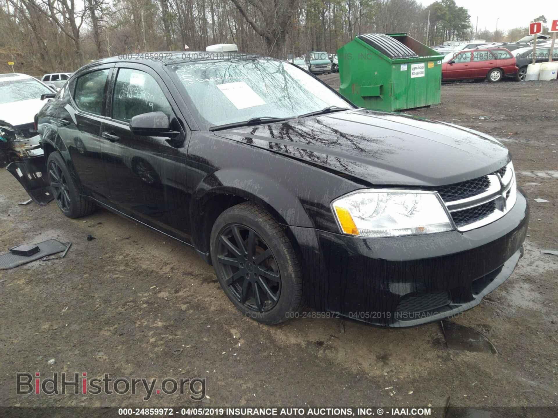 Фотография 1C3CDZCB2CN218147 - DODGE AVENGER 2012