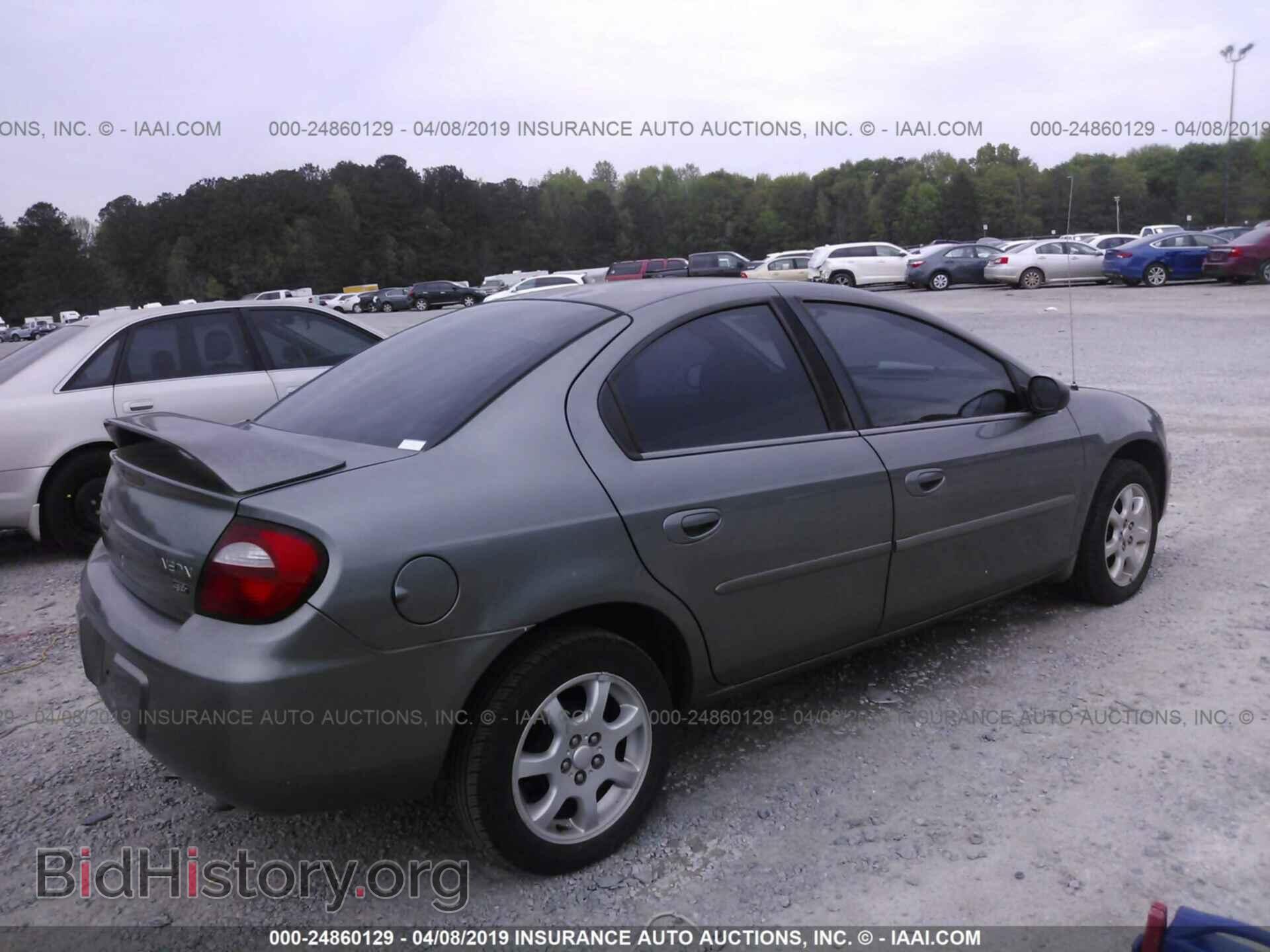 2005 DODGE NEON - VIN: 1B3ES56C75D254045 - Фото 4