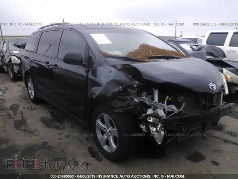 2013 Toyota SIENNA LE (VIN 5TDKK3DC8DS289981) — photo 1 of 10, IAAI, damage: right front