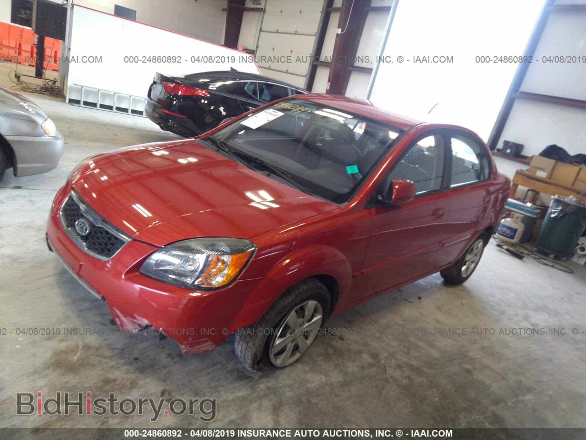 2011 KIA RIO - VIN: KNADH4A32B6941537 - Фото 2