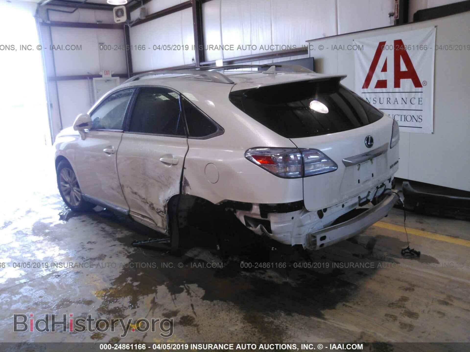 2012 LEXUS RX - VIN: JTJBC1BA7C2430125 - Фото 3