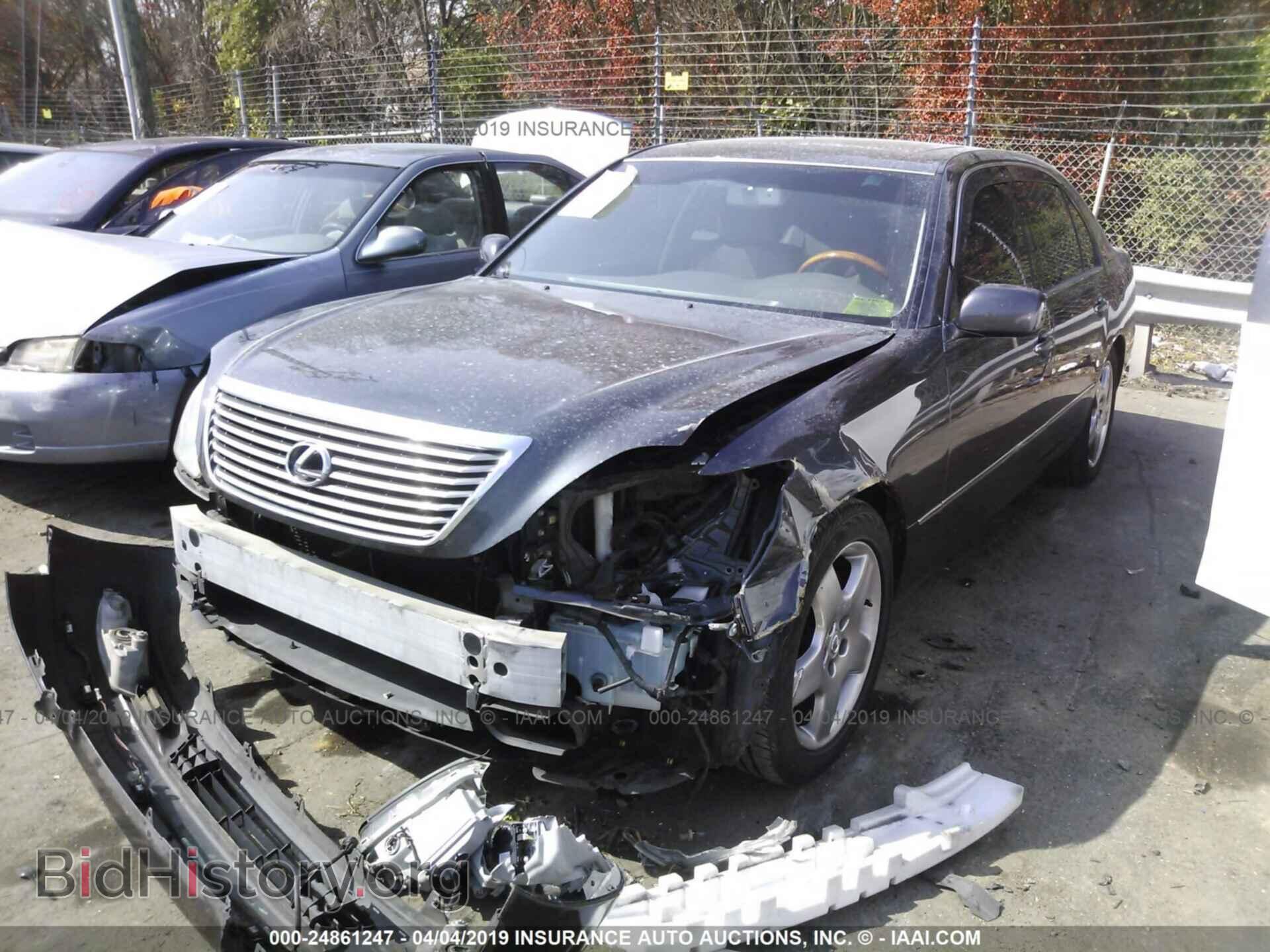 2005 LEXUS LS - VIN: JTHBN36F855001168 - Фото 2