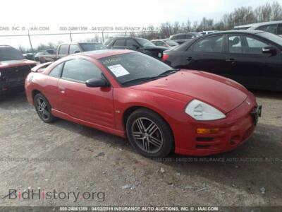 2003 Mitsubishi ECLIPSE GTS, red — VIN 4A3AC74H13E157707, IAAI