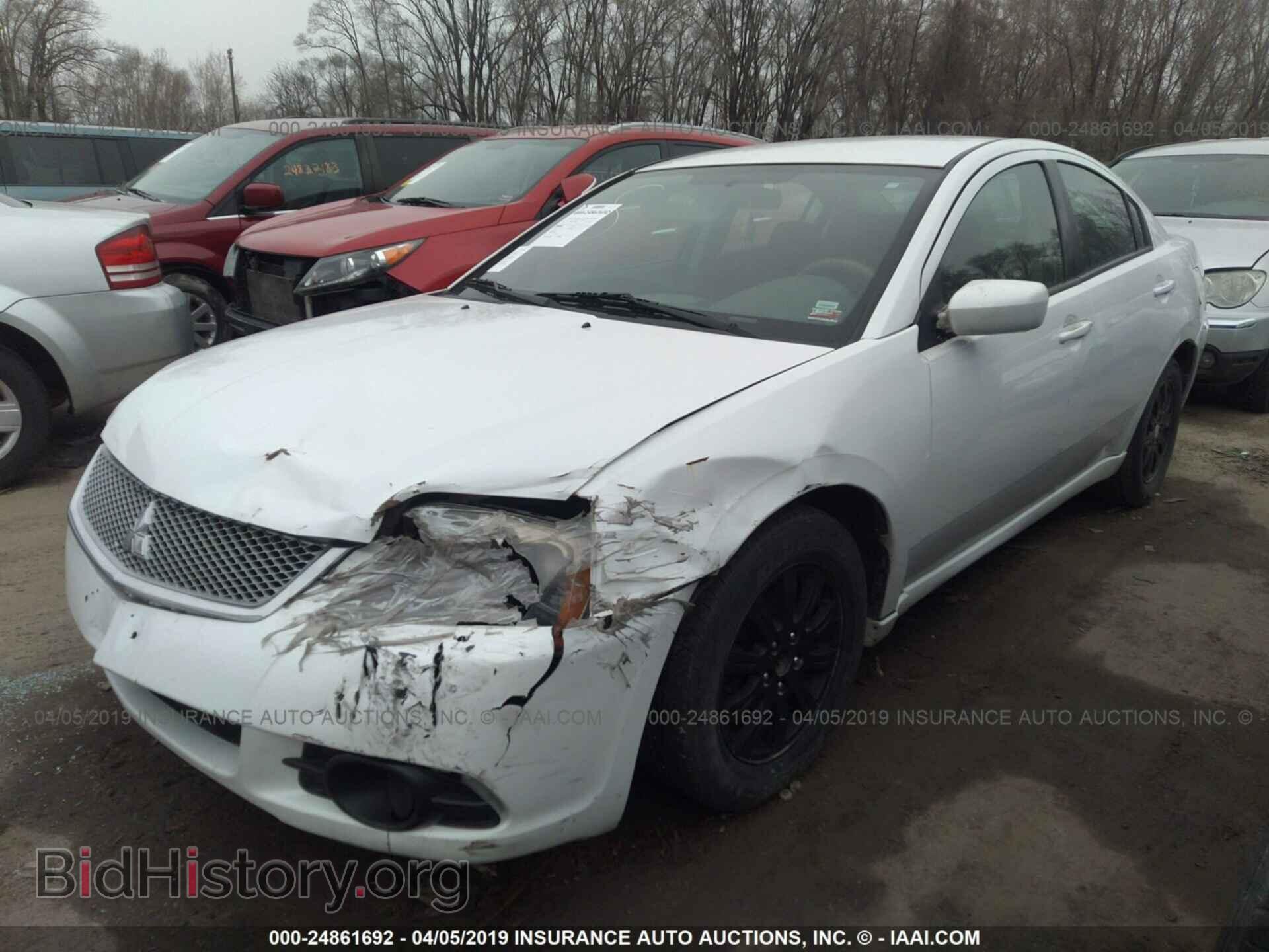 2012 MITSUBISHI GALANT - VIN: 4A32B2FF9CE023386 - Фото 2