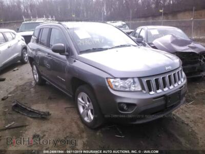 2012 Jeep COMPASS Sport, серый — VIN 1C4NJCBB9CD579862, IAAI