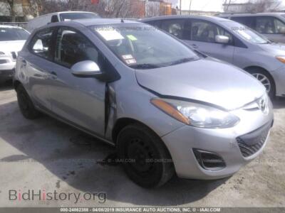 2011 Mazda MAZDA2, gray — VIN JM1DE1HY4B0106604, IAAI