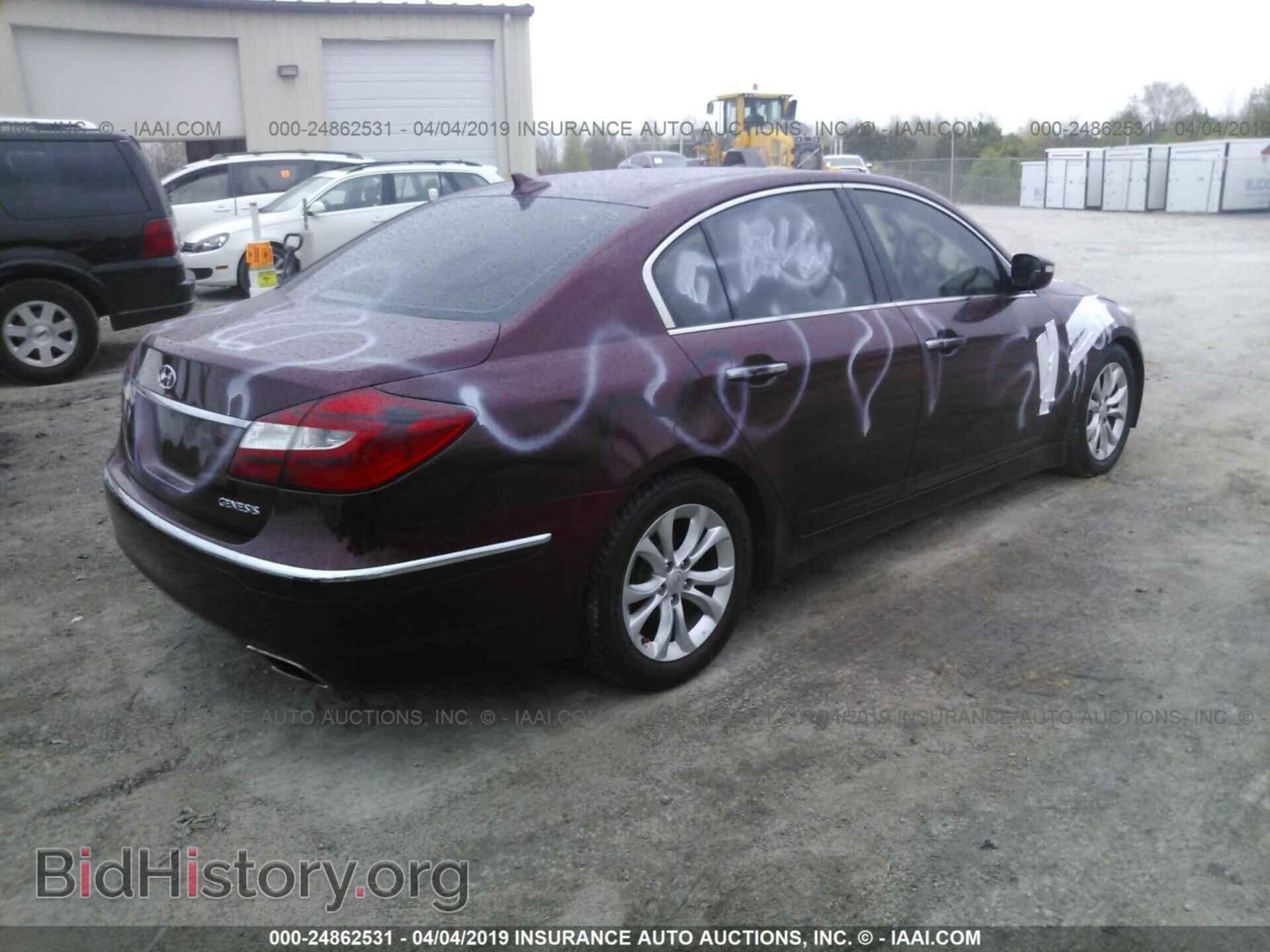 2012 HYUNDAI GENESIS - VIN: KMHGC4DD4CU180411 - Фото 4