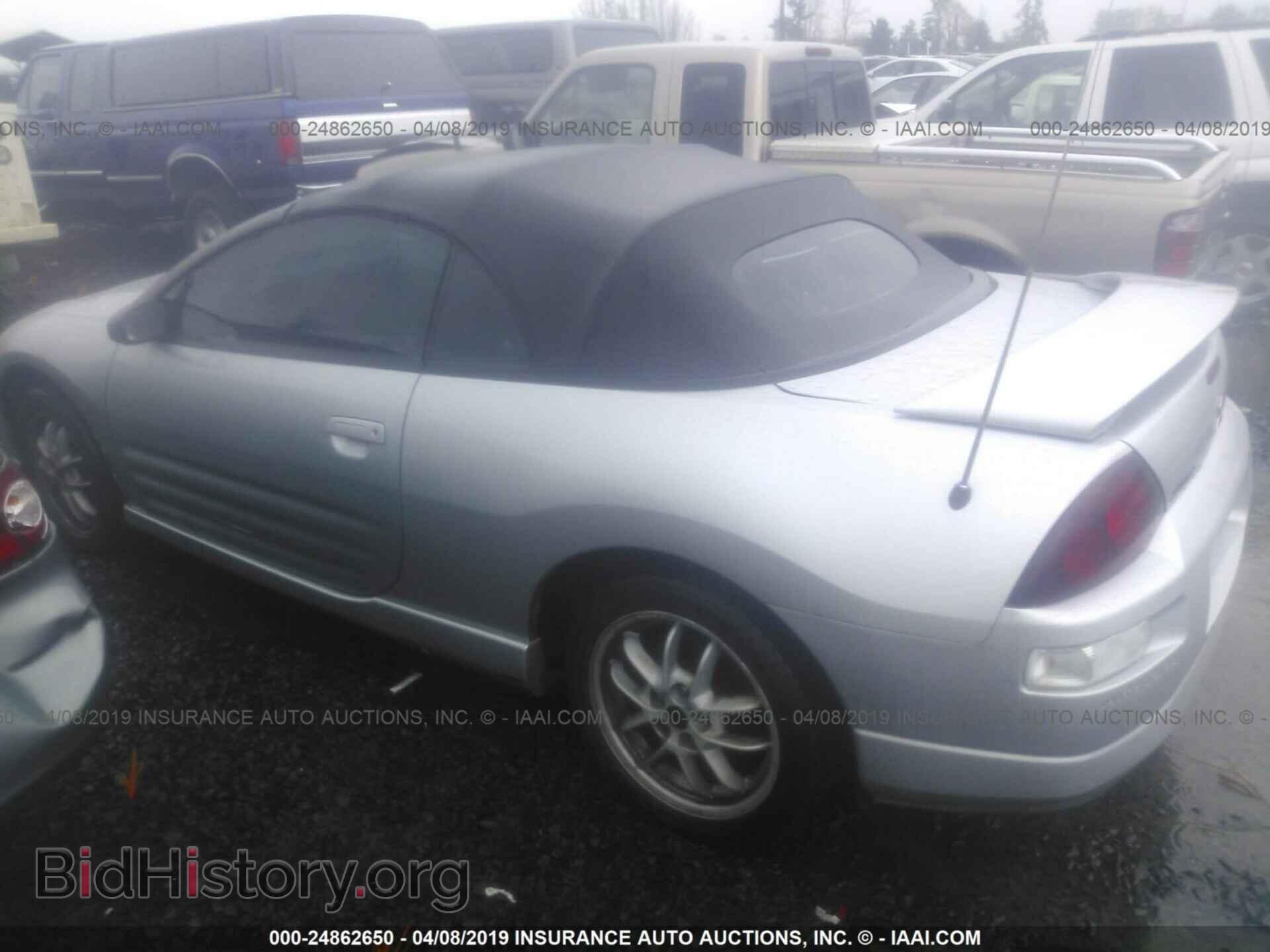 2001 MITSUBISHI ECLIPSE - VIN: 4A3AE85H11E141020 - Фото 3