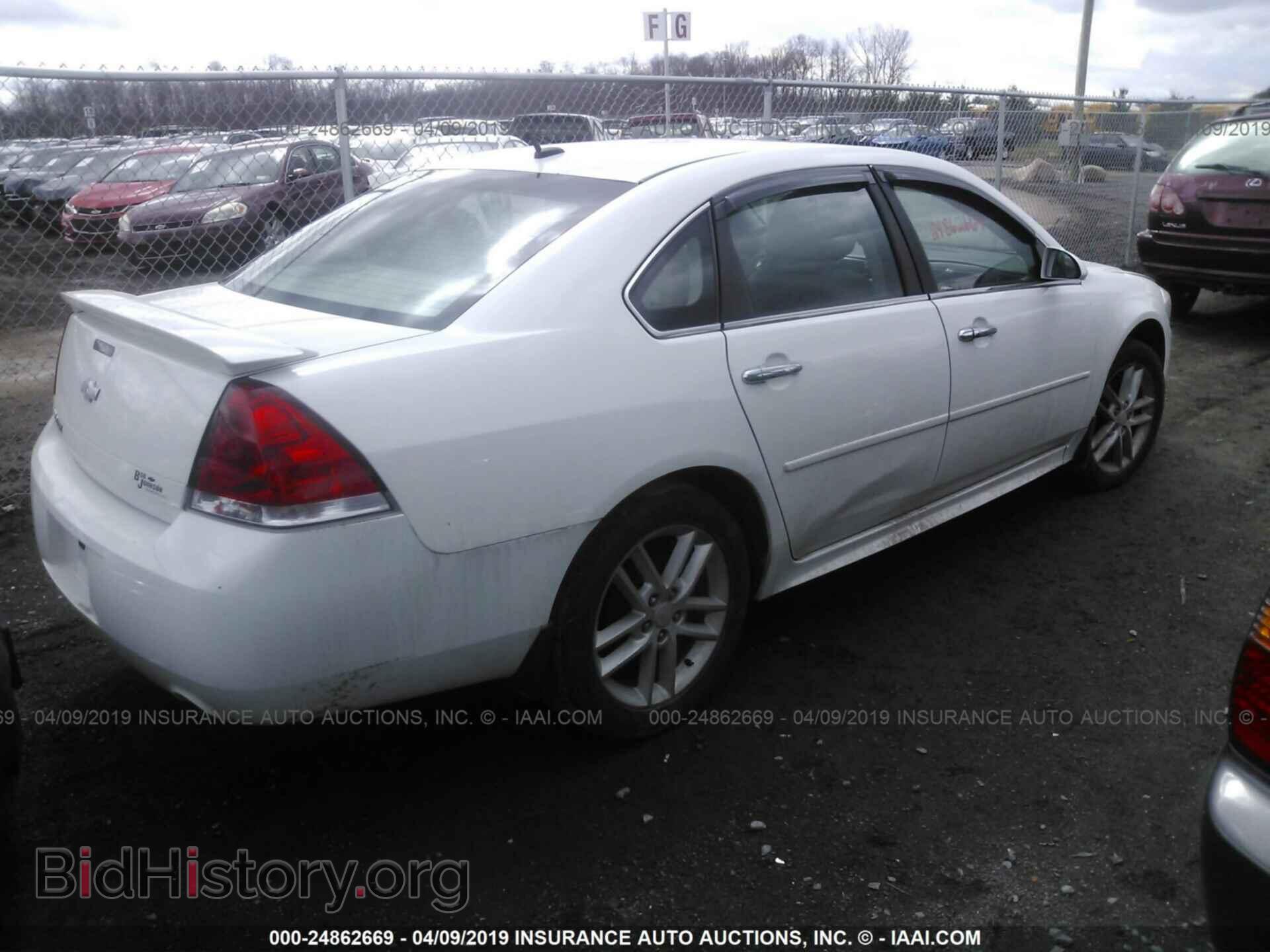 2013 CHEVROLET IMPALA - VIN: 2G1WC5E37D1162602 - Фото 4