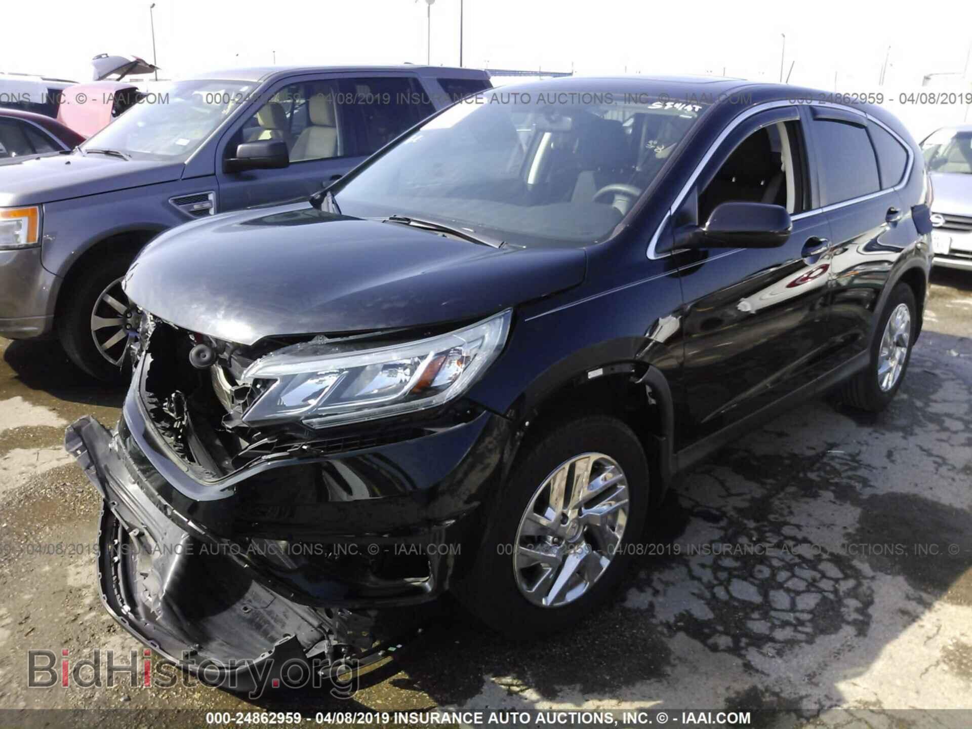 2015 HONDA CR-V - VIN: 2HKRM3H57FH512069 - Фото 2