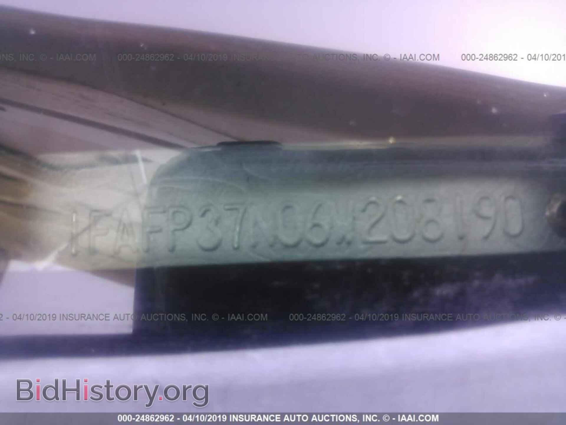 2006 FORD FOCUS - VIN: 1FAFP37N06W208190 - Фото 9