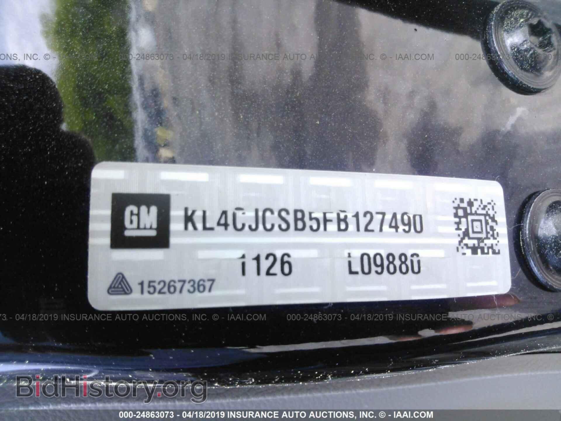 2015 BUICK ENCORE - VIN: KL4CJCSB5FB127490 - Photo 9