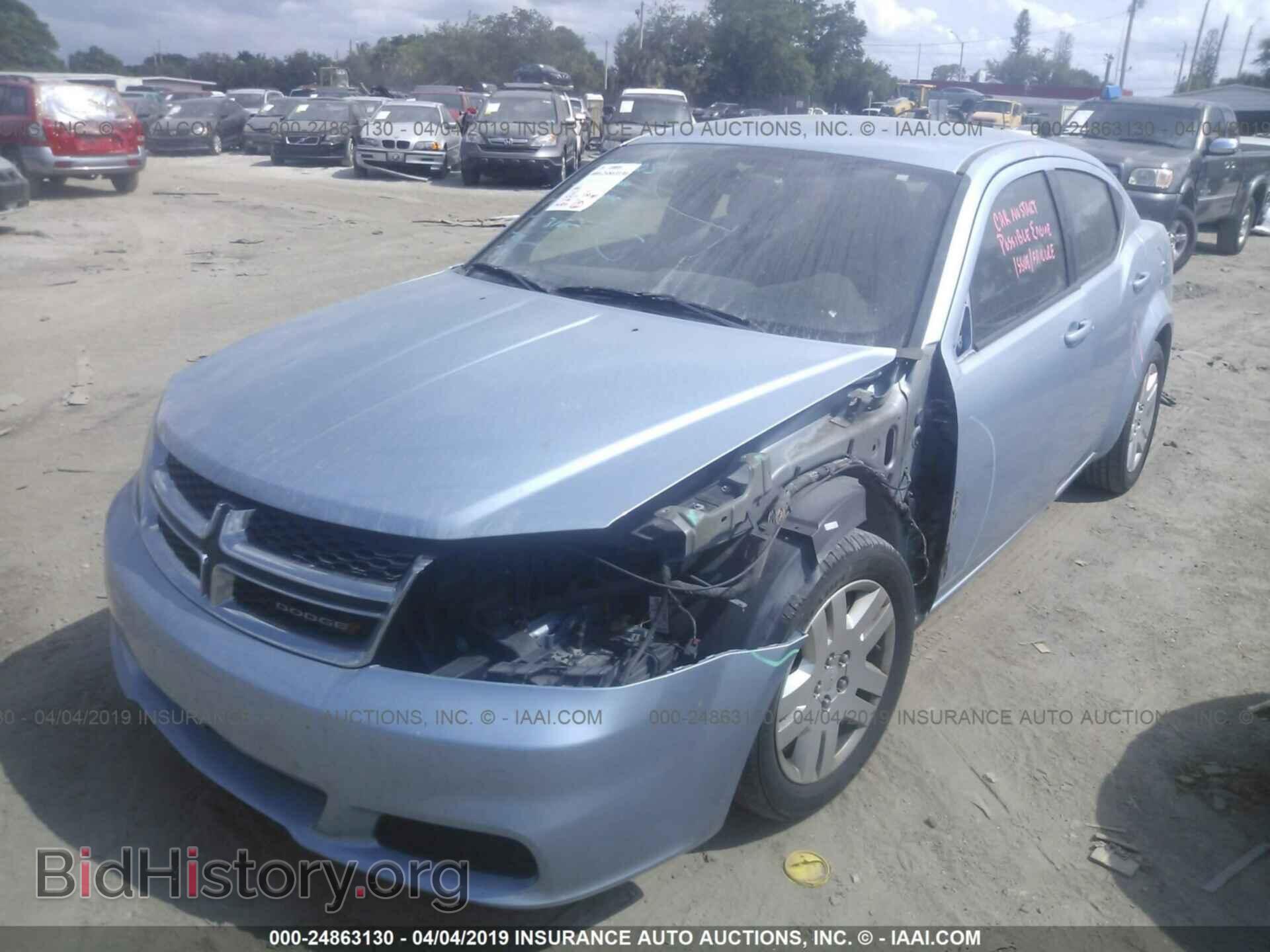 2013 DODGE AVENGER - VIN: 1C3CDZAB4DN514680 - Фото 2