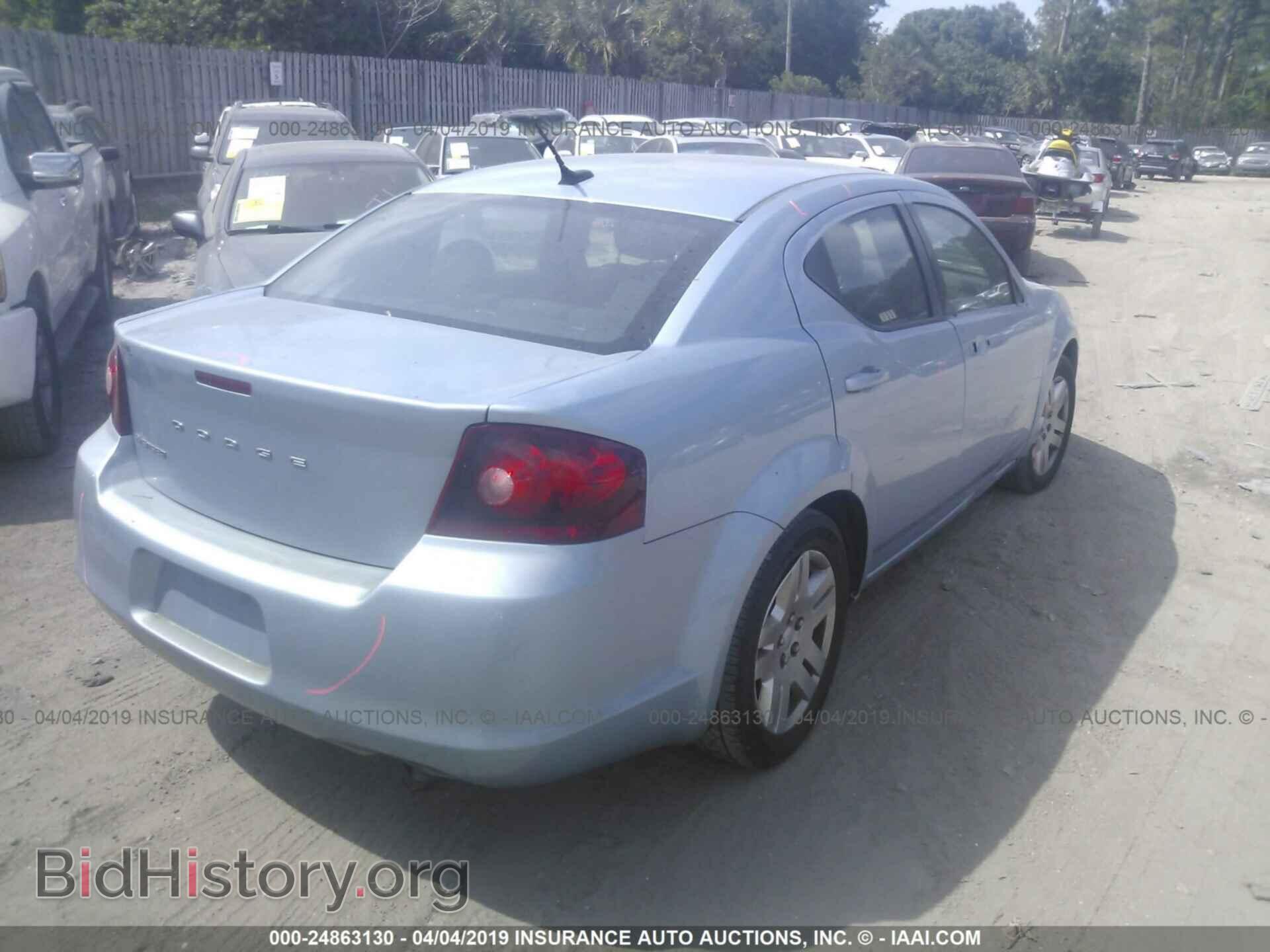 2013 DODGE AVENGER - VIN: 1C3CDZAB4DN514680 - Фото 4