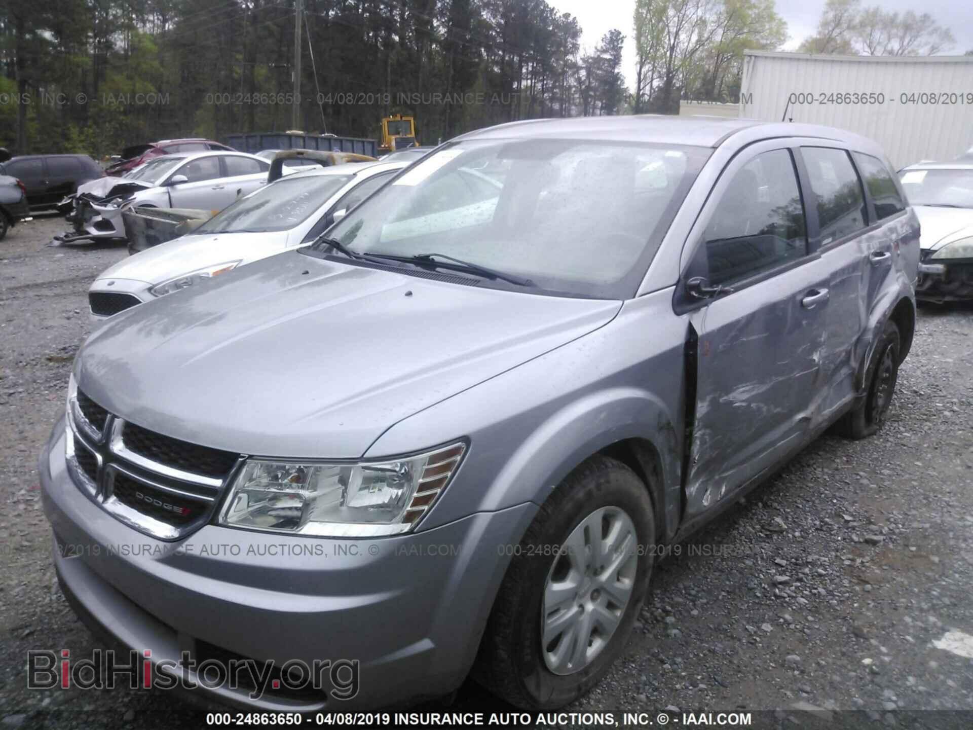 2015 DODGE JOURNEY - VIN: 3C4PDCAB0FT614675 - Фото 2