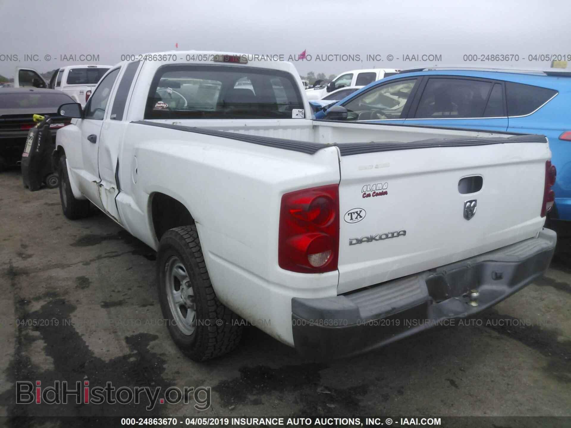 2006 DODGE DAKOTA - VIN: 1D7HE22K06S611843 - Фото 3