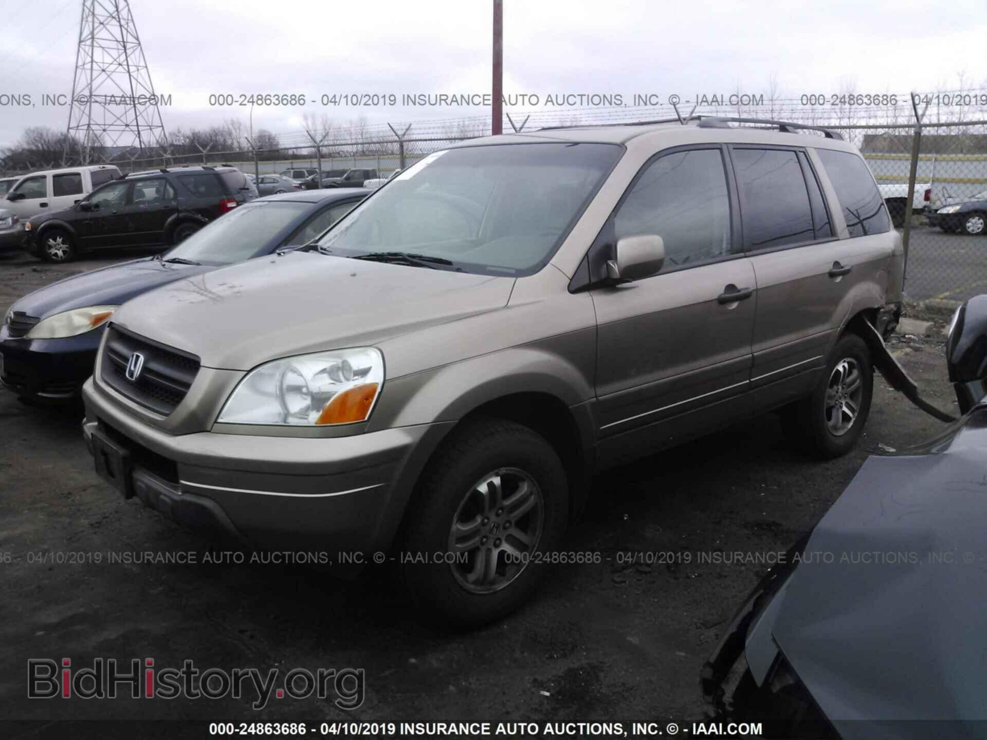 2005 HONDA PILOT - VIN: 2HKYF18505H538229 - Фото 2