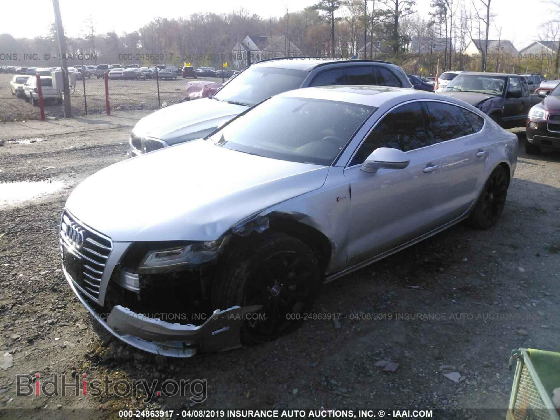 2014 AUDI A7 - VIN: WAUWGAFC8EN083634 - Фото 2