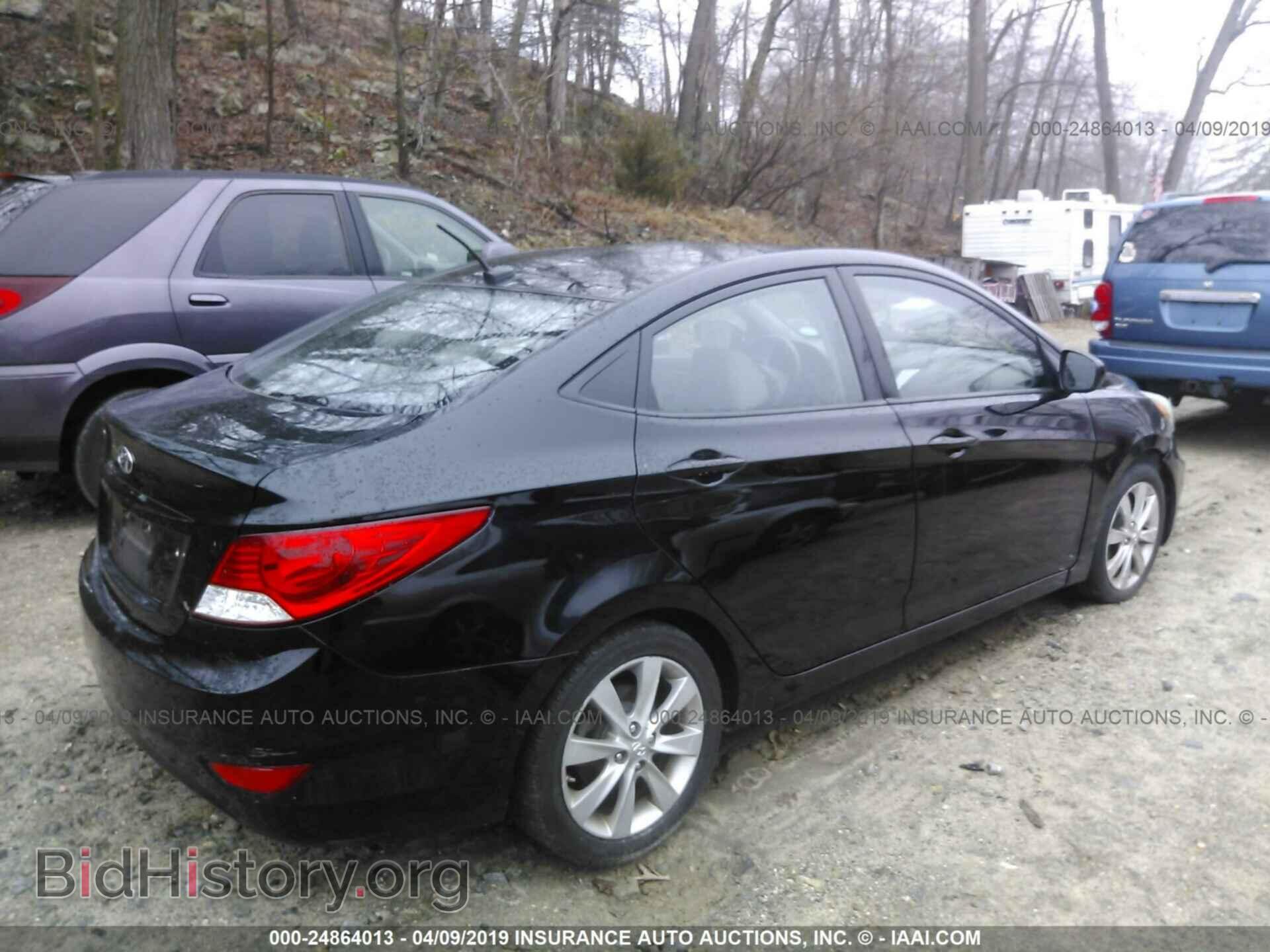 2013 HYUNDAI ACCENT - VIN: KMHCU4AE1DU373643 - Фото 4