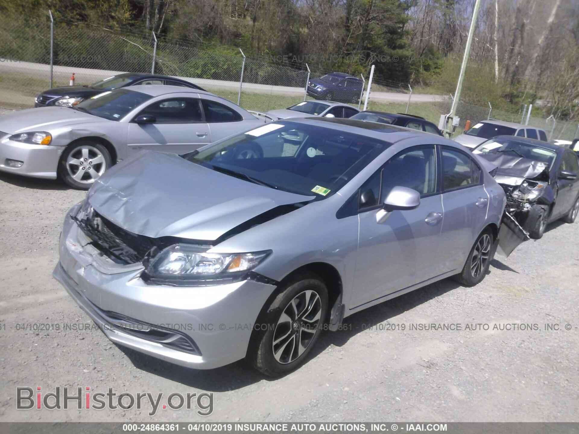 2013 HONDA CIVIC - VIN: 2HGFB2F87DH557617 - Фото 2