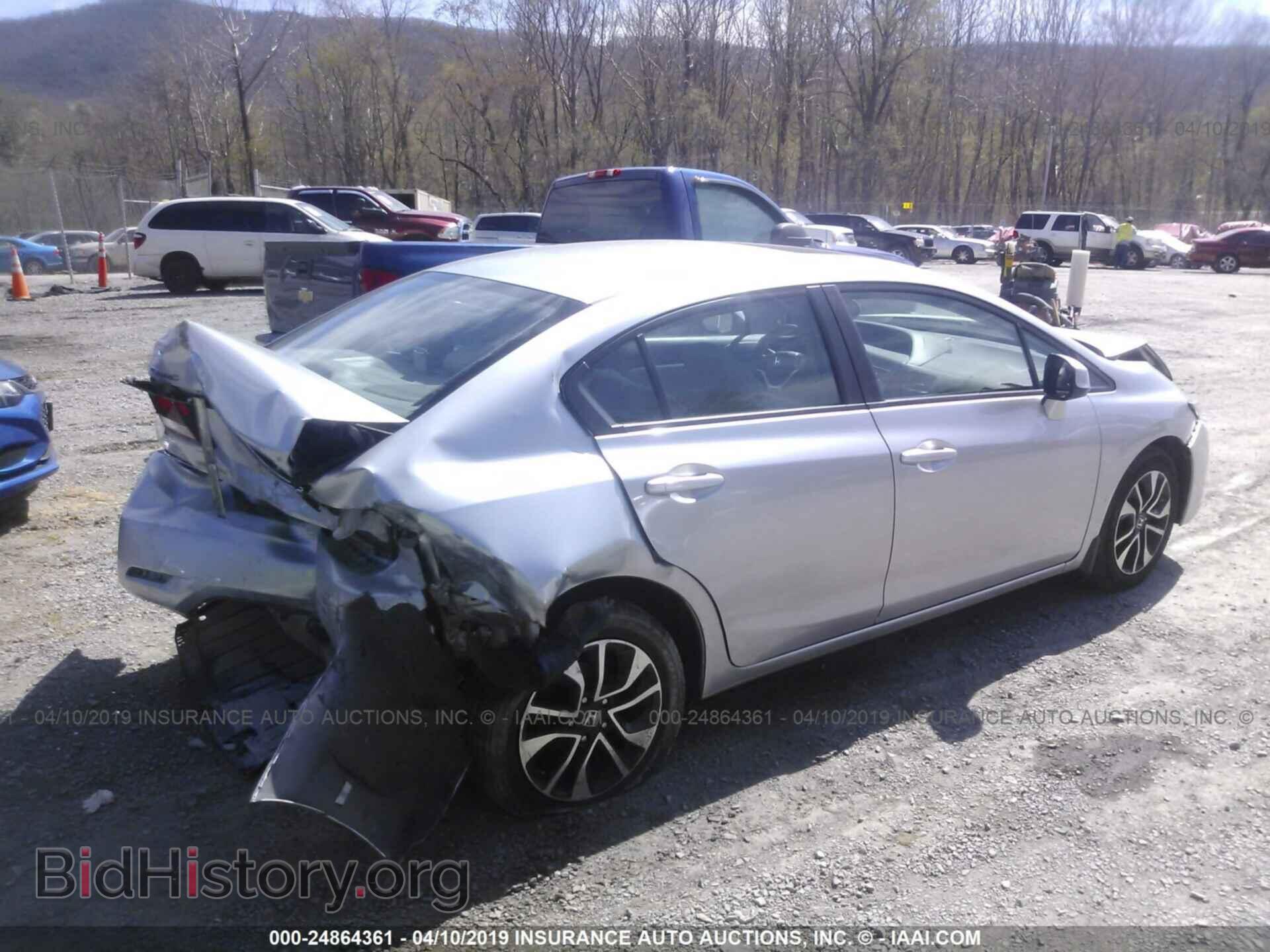 2013 HONDA CIVIC - VIN: 2HGFB2F87DH557617 - Фото 4