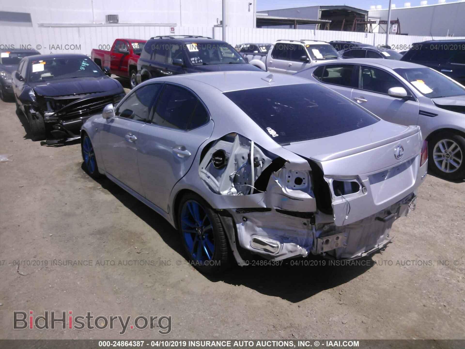 2012 LEXUS IS - VIN: JTHBE5C24C5030466 - Фото 3