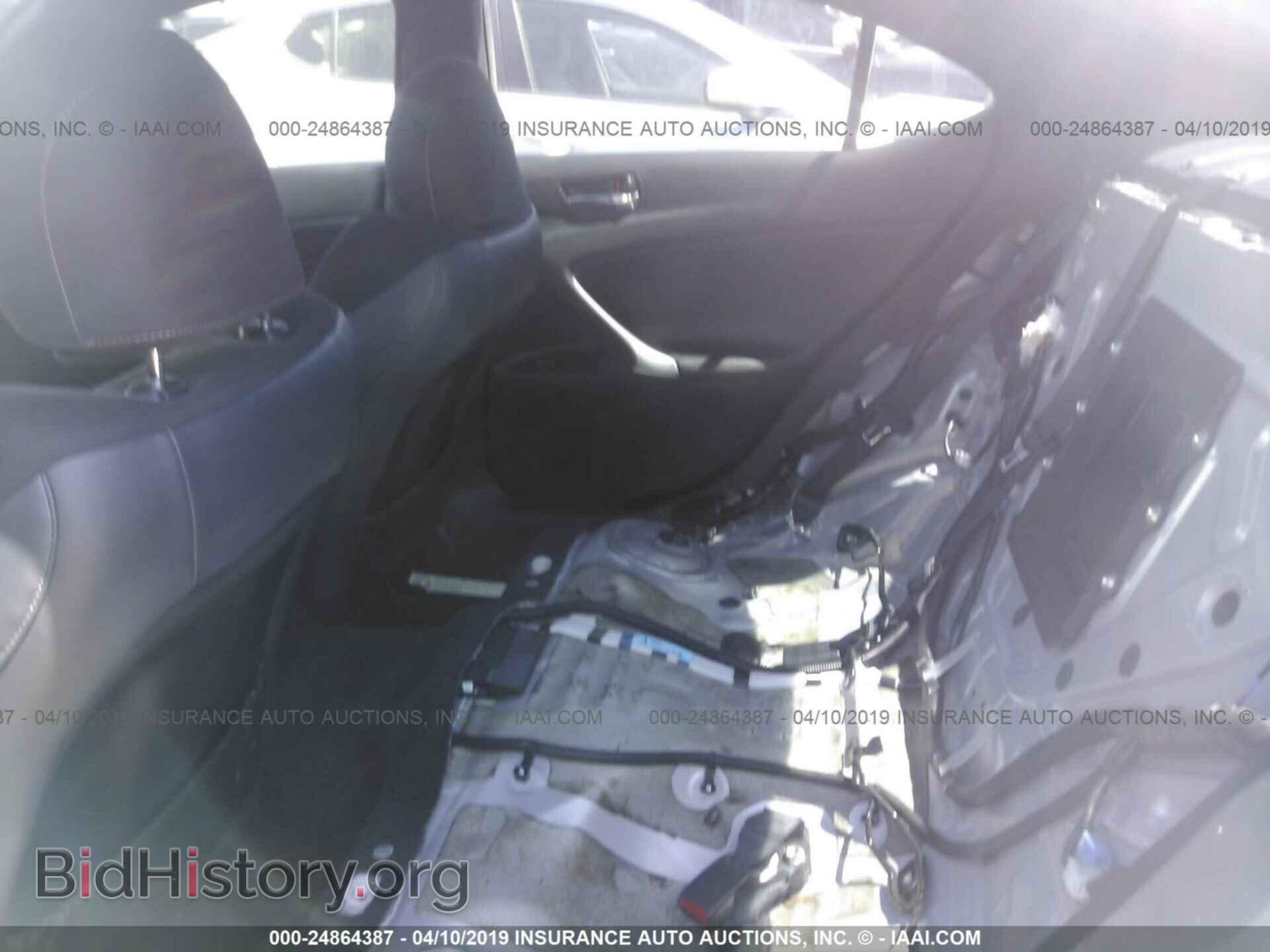 2012 LEXUS IS - VIN: JTHBE5C24C5030466 - Фото 8