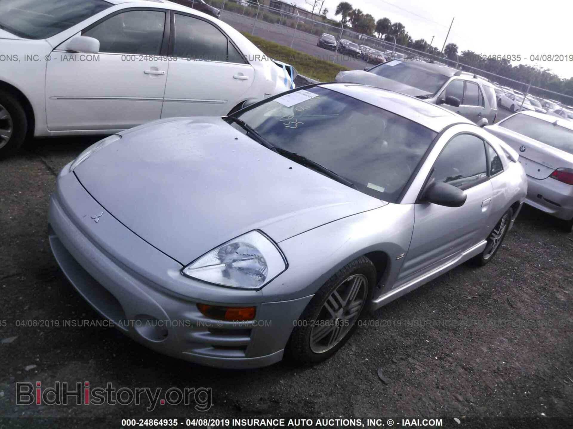 2003 MITSUBISHI ECLIPSE - VIN: 4A3AC74H03E006762 - Фото 2
