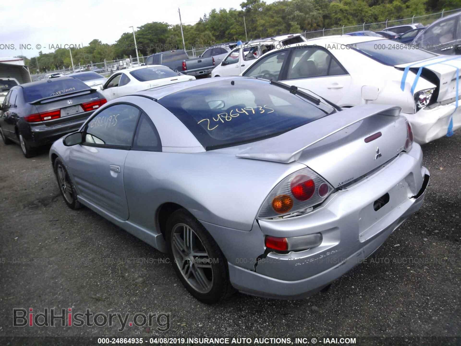 2003 MITSUBISHI ECLIPSE - VIN: 4A3AC74H03E006762 - Фото 3