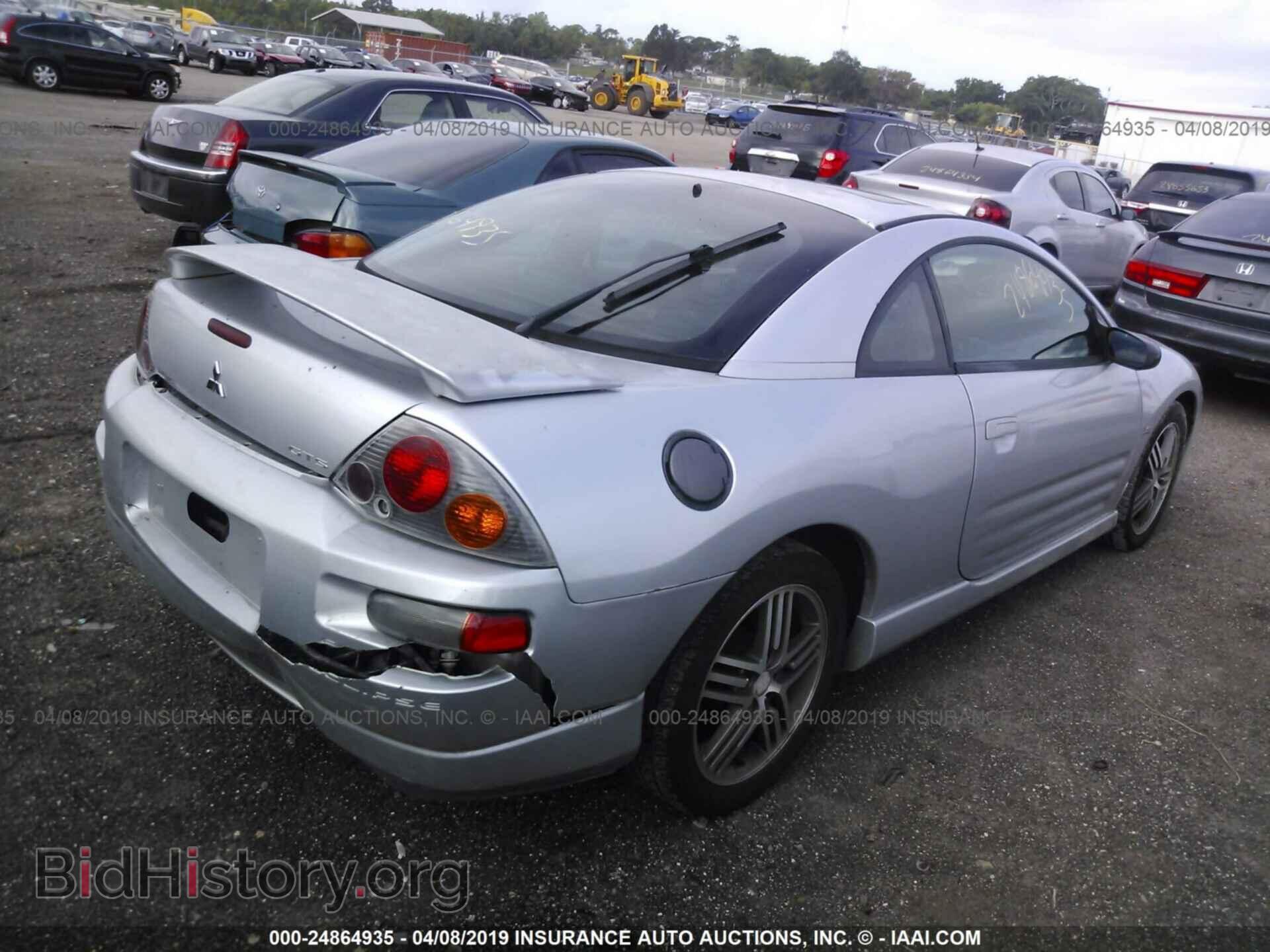 2003 MITSUBISHI ECLIPSE - VIN: 4A3AC74H03E006762 - Фото 4