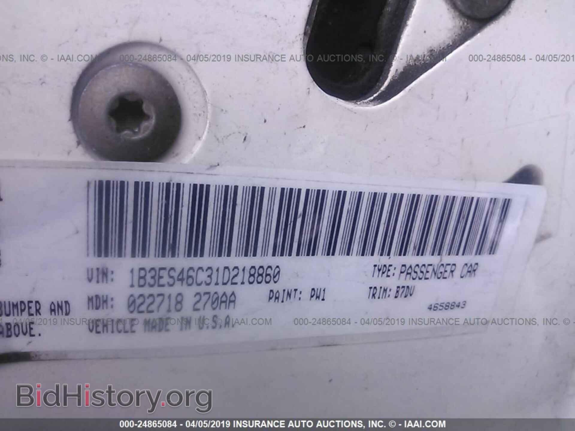 2001 DODGE NEON - VIN: 1B3ES46C31D218860 - Фото 9