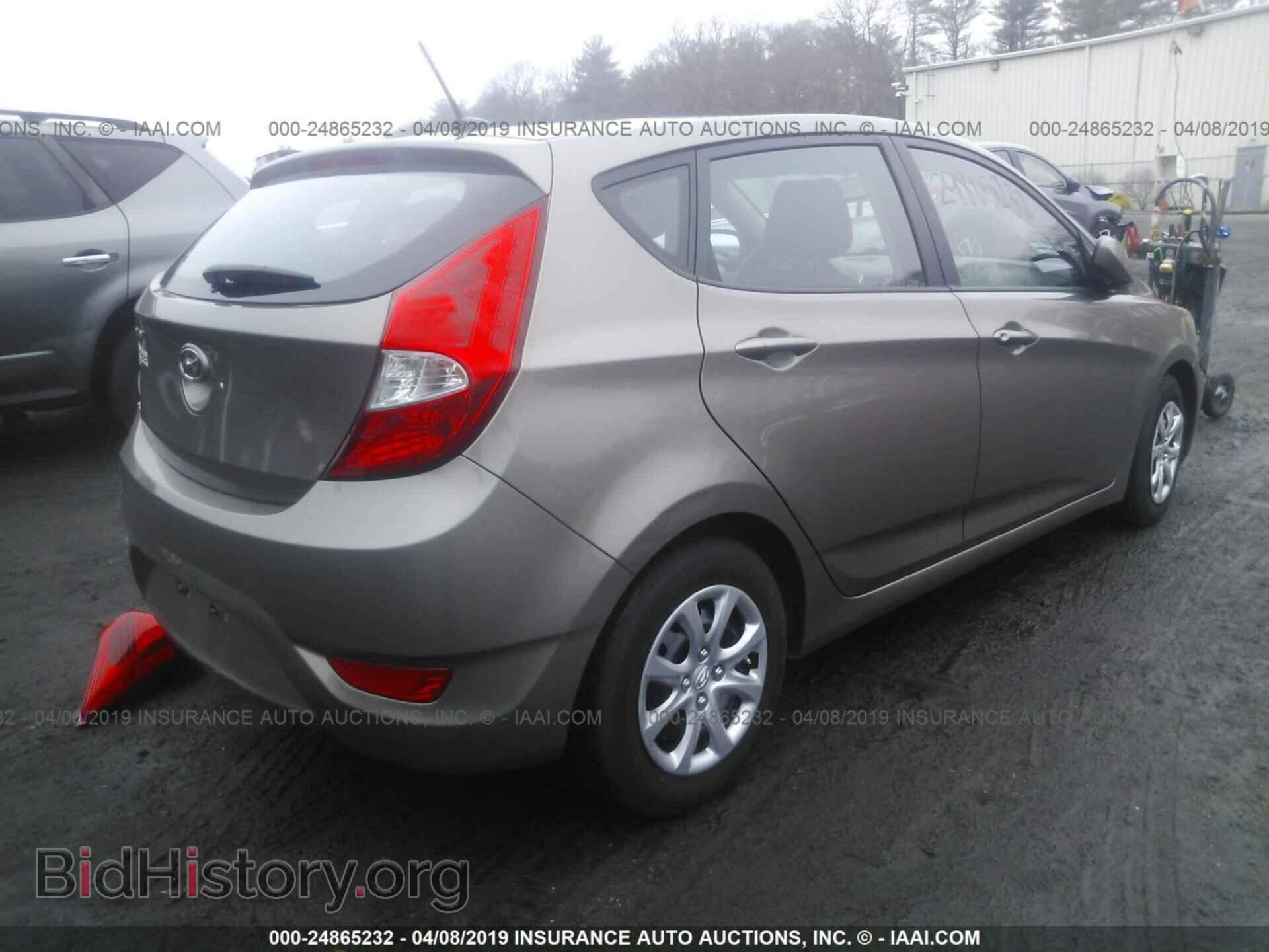 2013 HYUNDAI ACCENT - VIN: KMHCT5AEXDU088545 - Фото 4