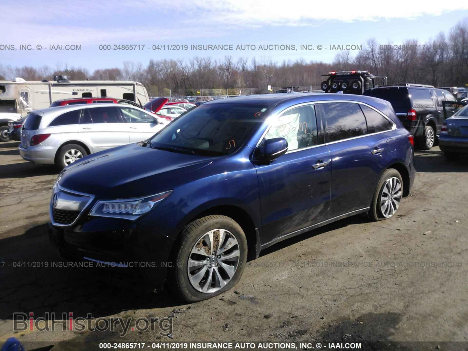 2015 ACURA MDX - VIN: 5FRYD4H49FB013232 - Фото 2