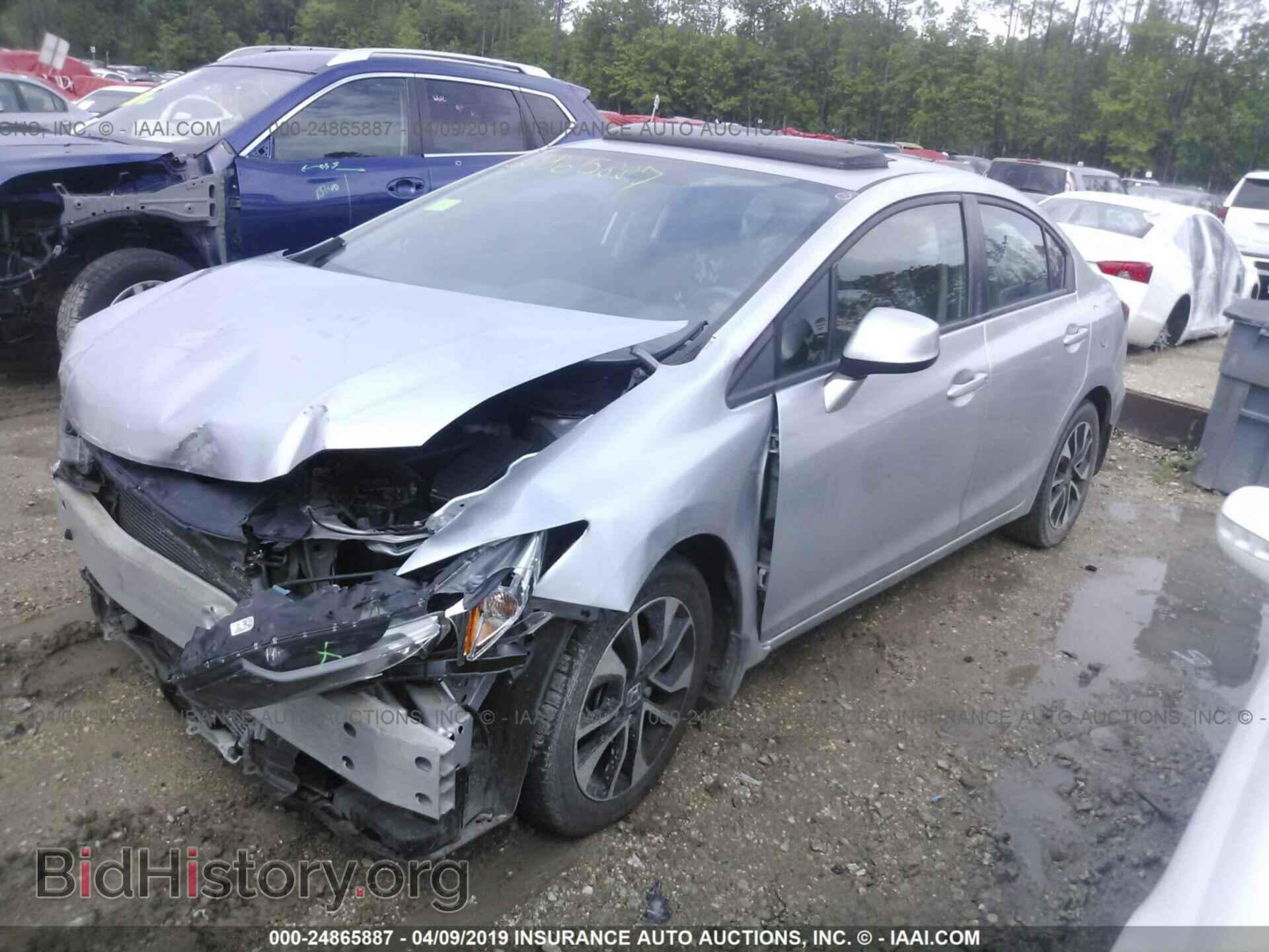 2013 HONDA CIVIC - VIN: 19XFB2F89DE036392 - Фото 2