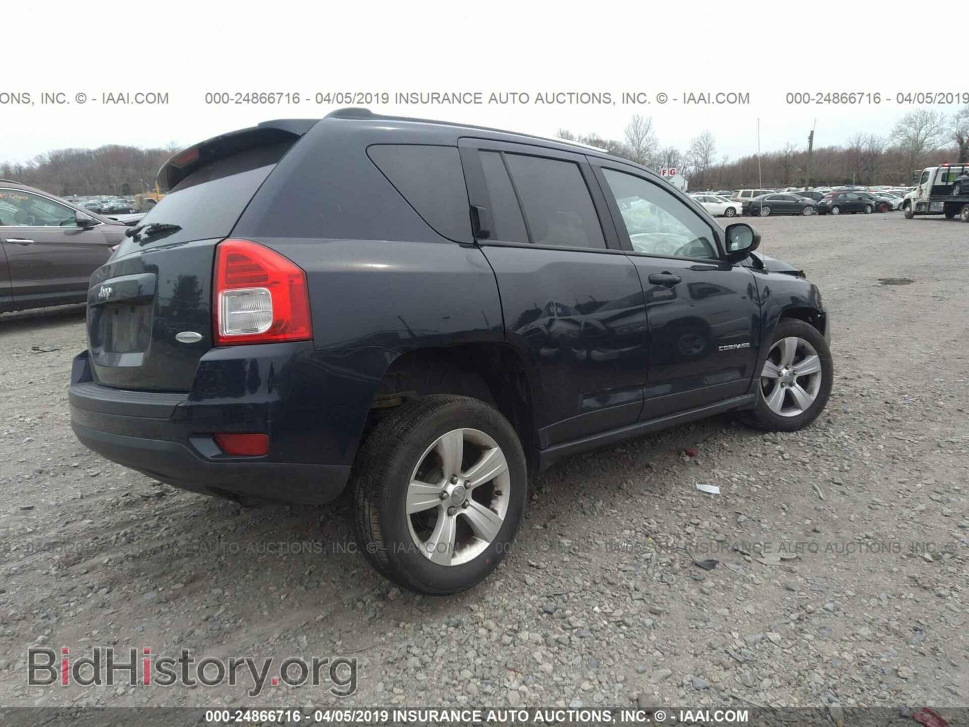 2013 JEEP COMPASS - VIN: 1C4NJDEB7DD249382 - Фото 4