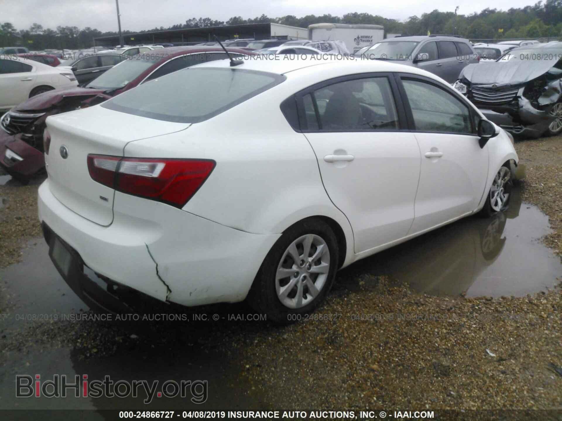 2015 KIA RIO - VIN: KNADM4A36F6506280 - Фото 4
