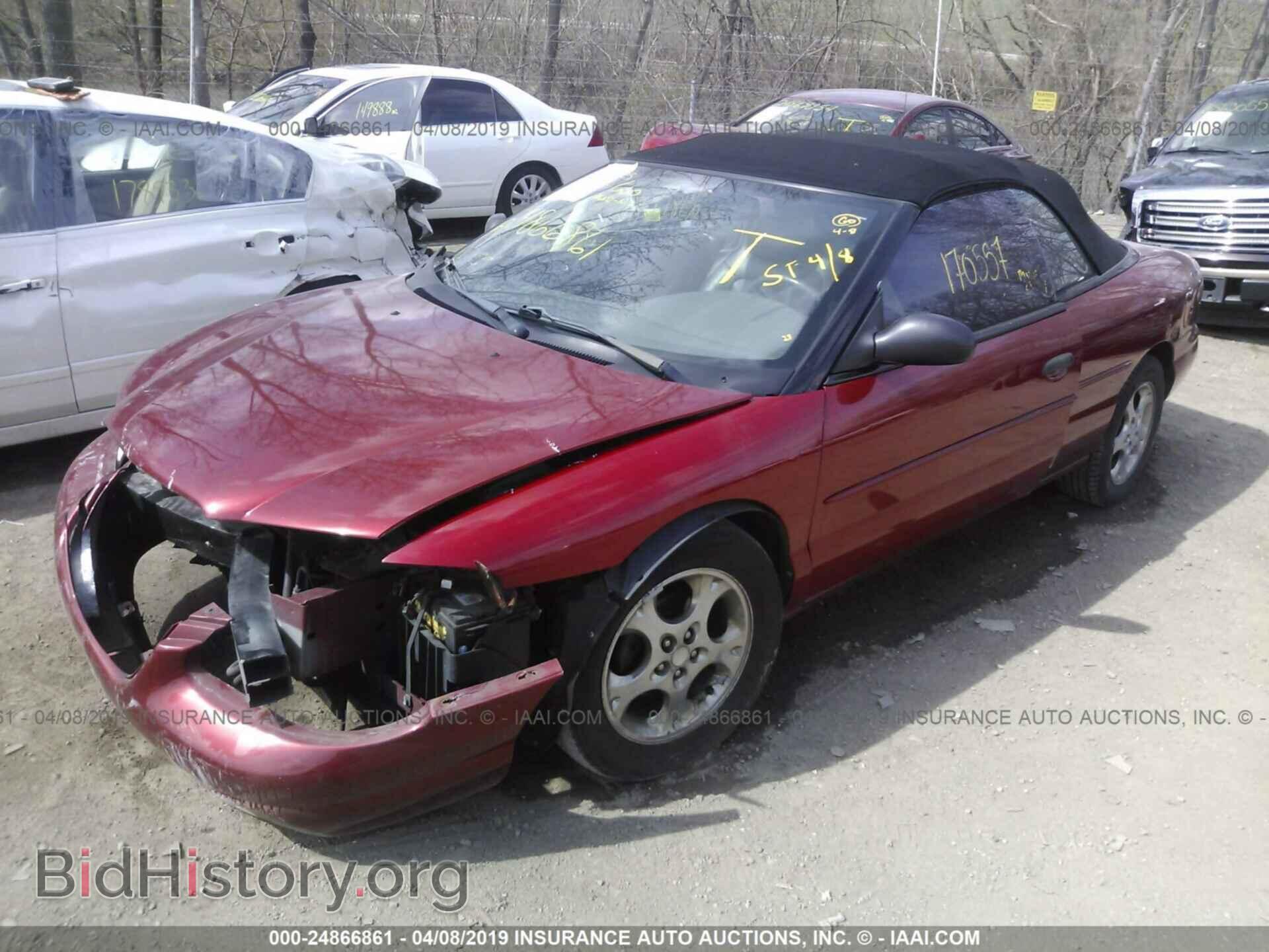 2000 CHRYSLER SEBRING - VIN: 3C3EL55H2YT200664 - Фото 2