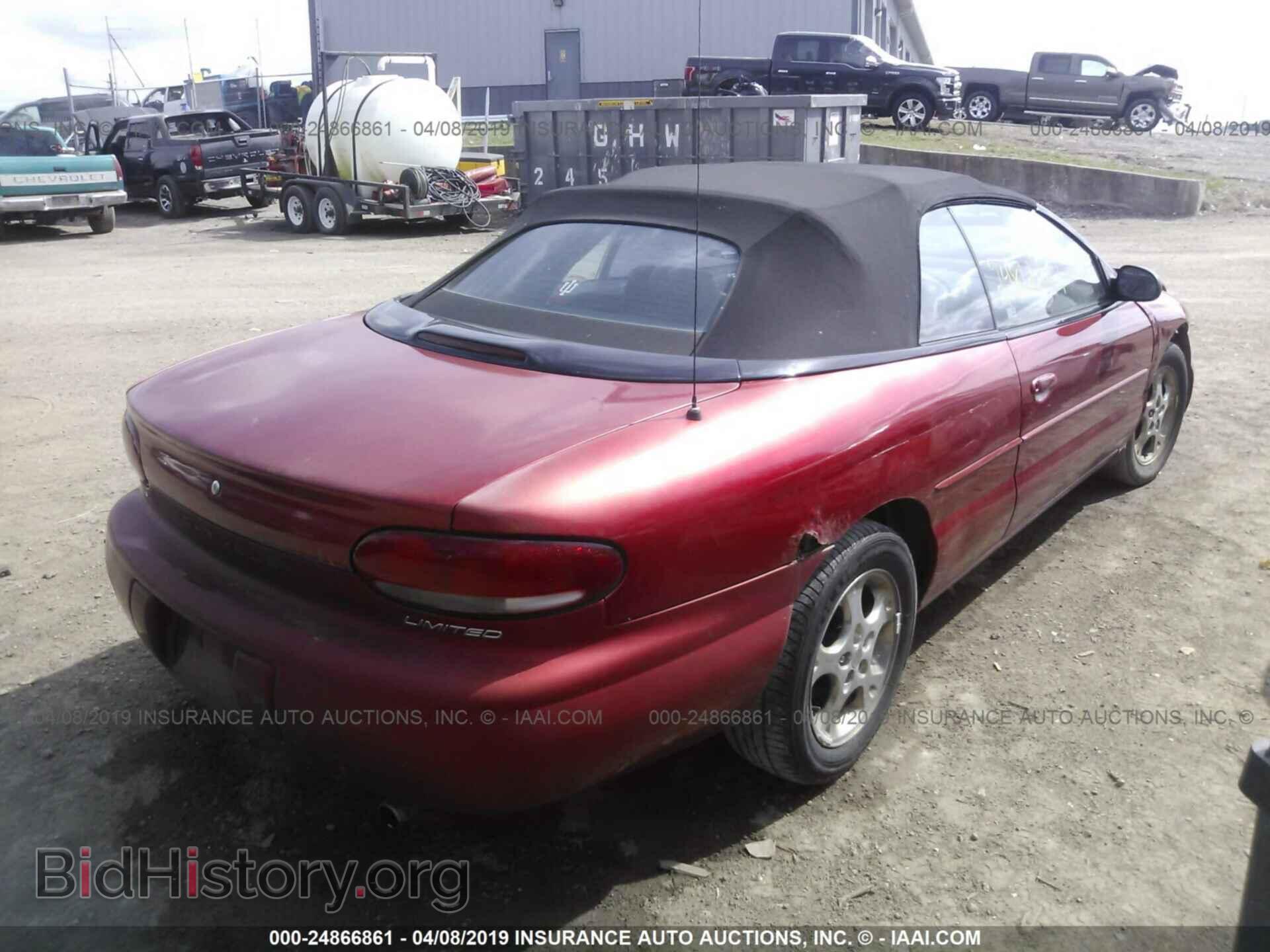 2000 CHRYSLER SEBRING - VIN: 3C3EL55H2YT200664 - Фото 4