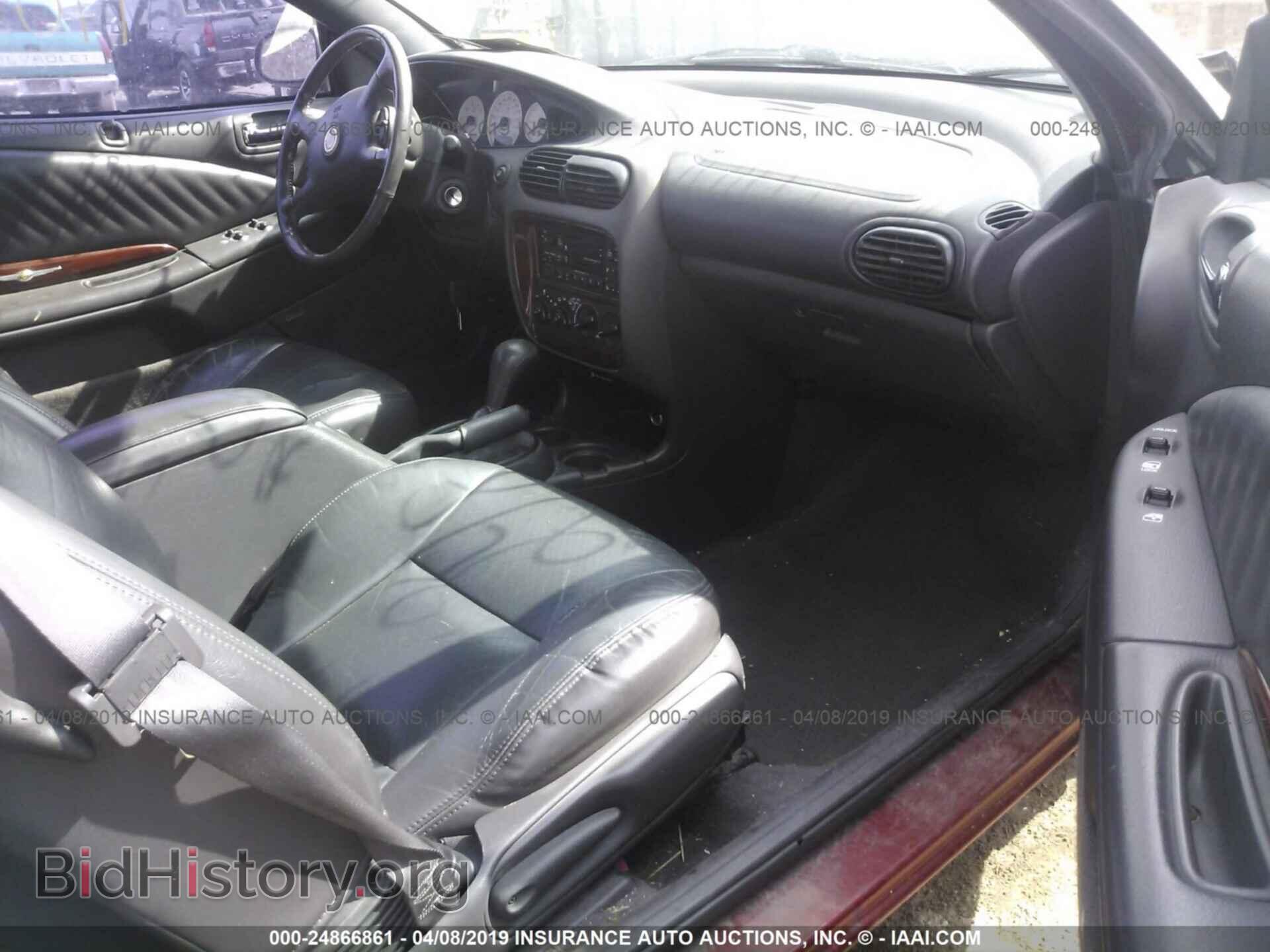 2000 CHRYSLER SEBRING - VIN: 3C3EL55H2YT200664 - Фото 5